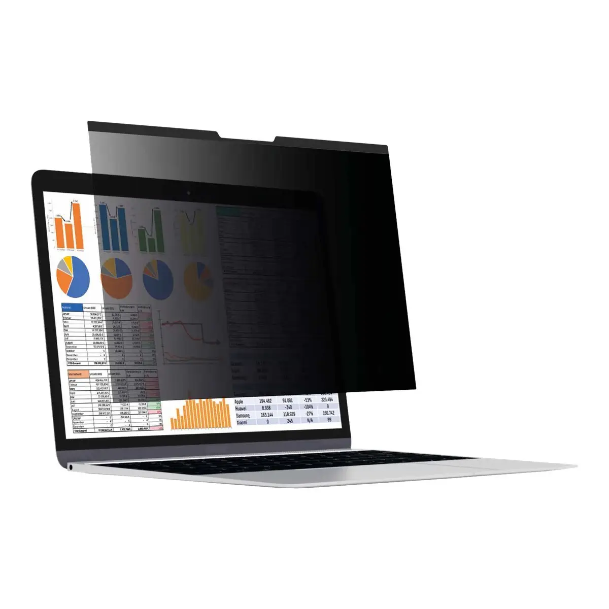 DISPLEX PRIVACY SAFE Magnetischer 2-Wege Blickschutzfilter für MacBook Air 13,6‘‘