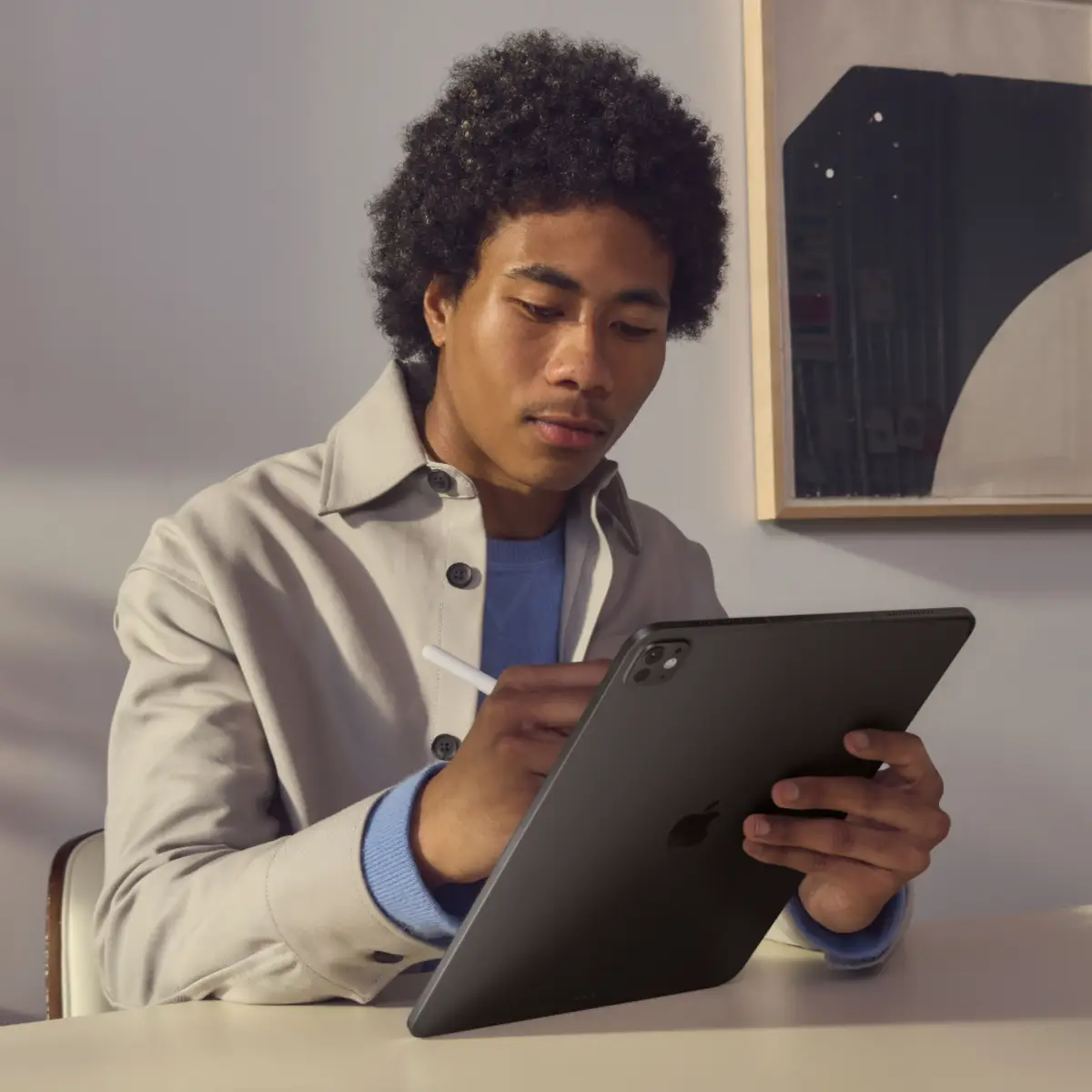 iPad Pro (2024) 13" 2TB WiFi + Cellular Standard Glass Silber