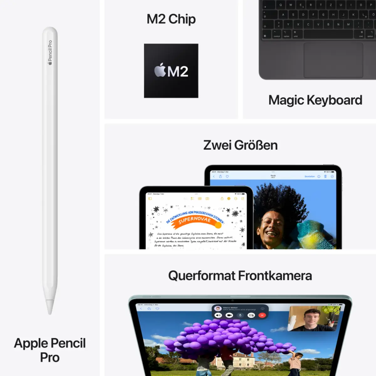 iPad Air (2024) 11" 256GB Wi-Fi + Cellular Spacegrau