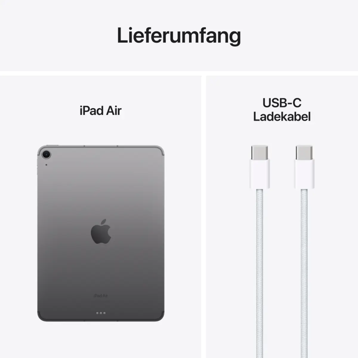 iPad Air (2024) 11" 256GB Wi-Fi + Cellular Spacegrau