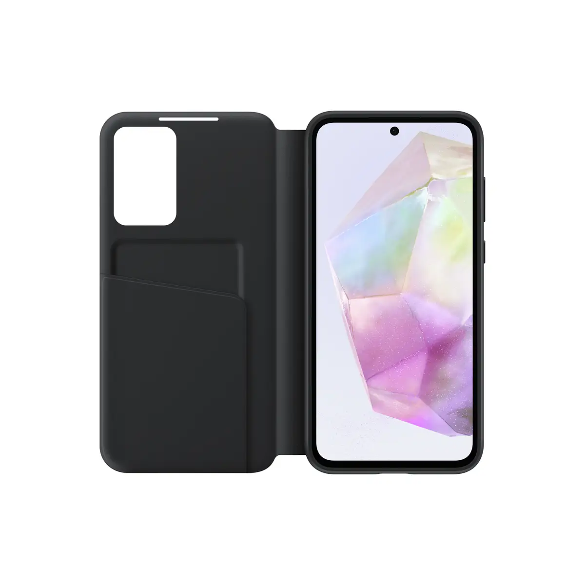 EF-ZA356 Flip-Hülle für Galaxy A35 schwarz