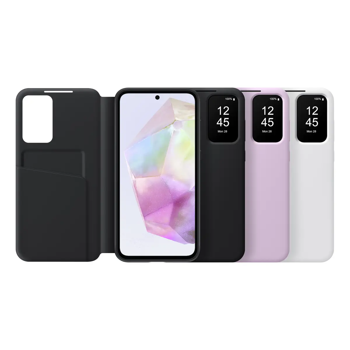 EF-ZA356 Flip-Hülle für Galaxy A35 schwarz