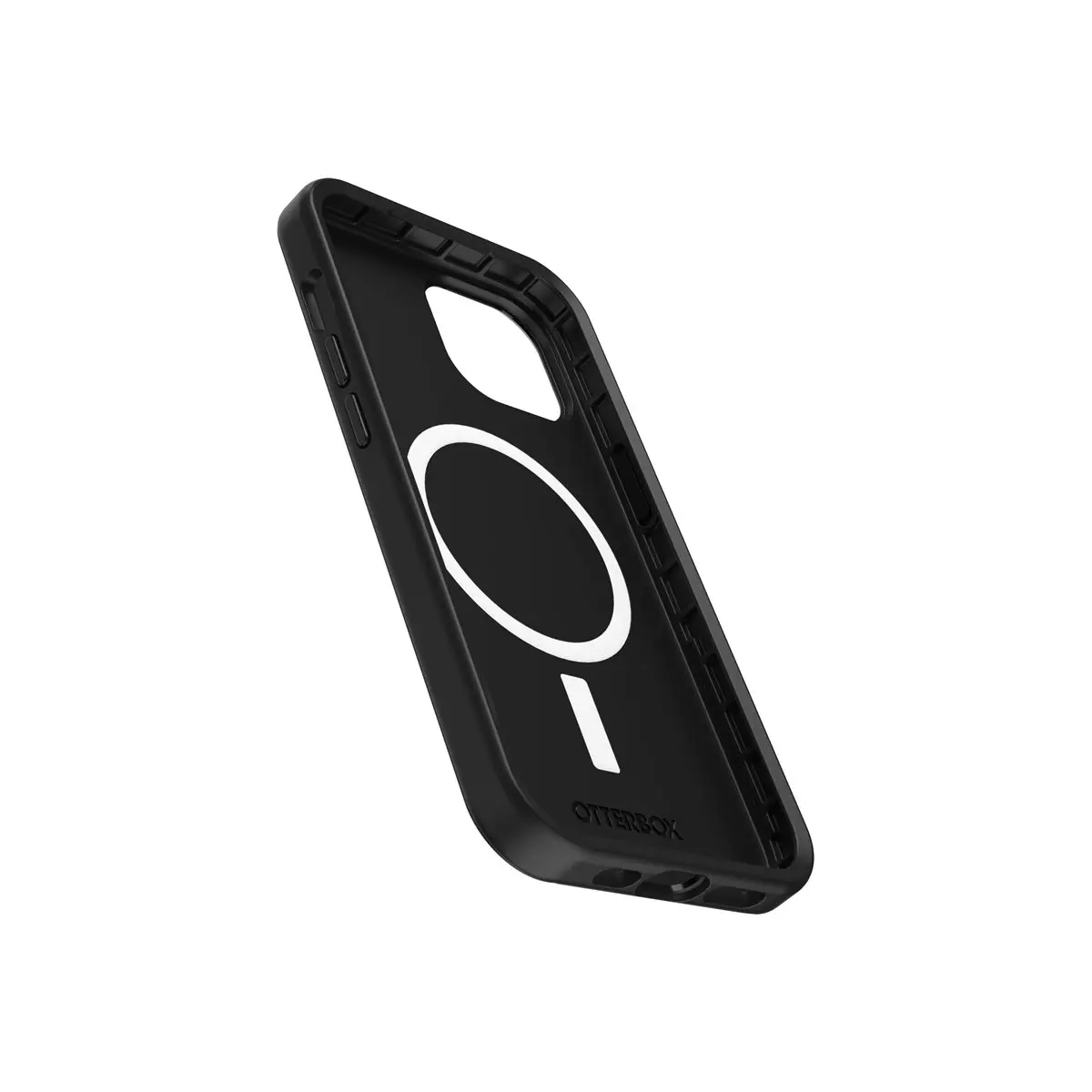Symmetry Series Schutzhülle für Apple iPhone 13 14 15 Schwarz Polycarbonat Kunstfaser Silberphosphatglas