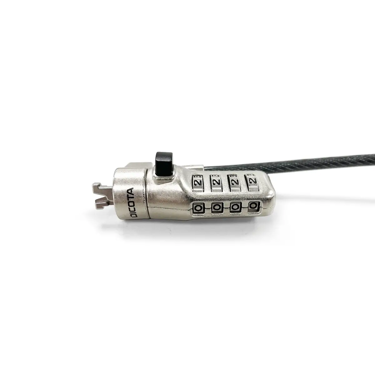 Security cable lock anthracite 2 m