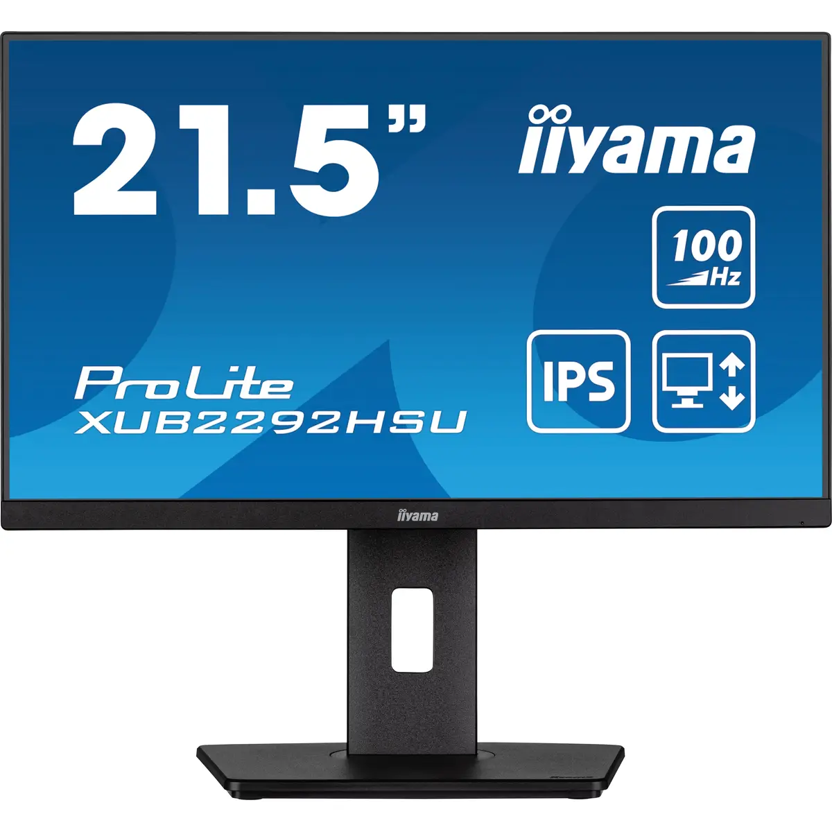 ProLite XUB2292HSU-B6 54,6cm 21,5" 1920x1080 FHD 100Hz LED 250 cd/m² 1000:1 0,4 ms HDMI DisplayPort Lautsprecher mattschwarz Pivot