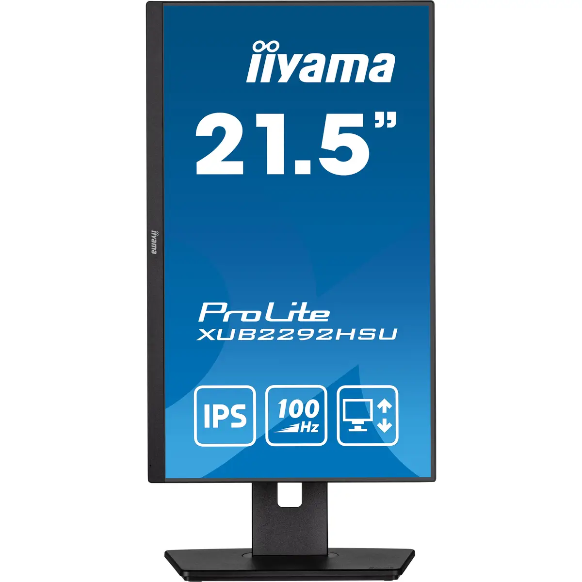 ProLite XUB2292HSU-B6 54,6cm 21,5" 1920x1080 FHD 100Hz LED 250 cd/m² 1000:1 0,4 ms HDMI DisplayPort Lautsprecher mattschwarz Pivot
