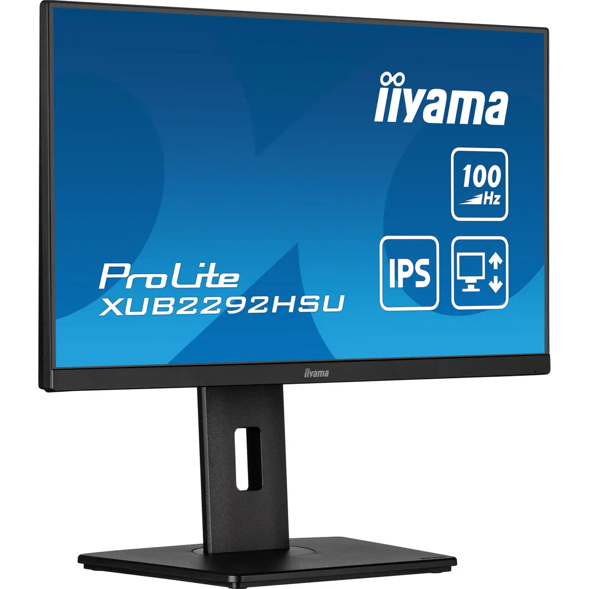 ProLite XUB2292HSU-B6 54,6cm 21,5" 1920x1080 FHD 100Hz LED 250 cd/m² 1000:1 0,4 ms HDMI DisplayPort Lautsprecher mattschwarz Pivot