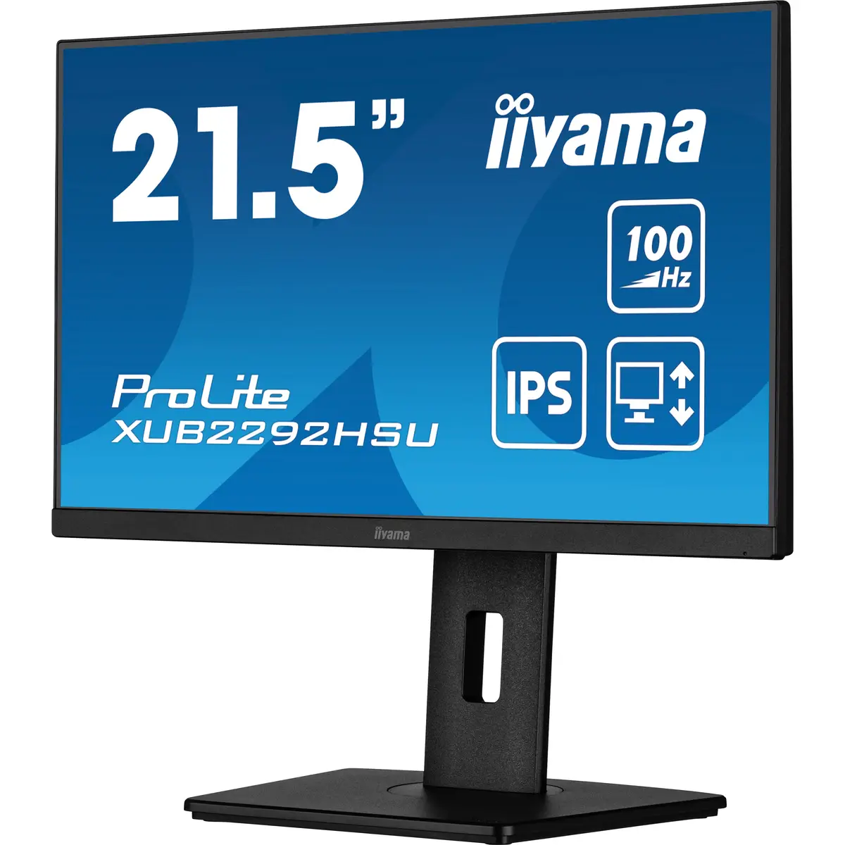 ProLite XUB2292HSU-B6 54,6cm 21,5" 1920x1080 FHD 100Hz LED 250 cd/m² 1000:1 0,4 ms HDMI DisplayPort Lautsprecher mattschwarz Pivot
