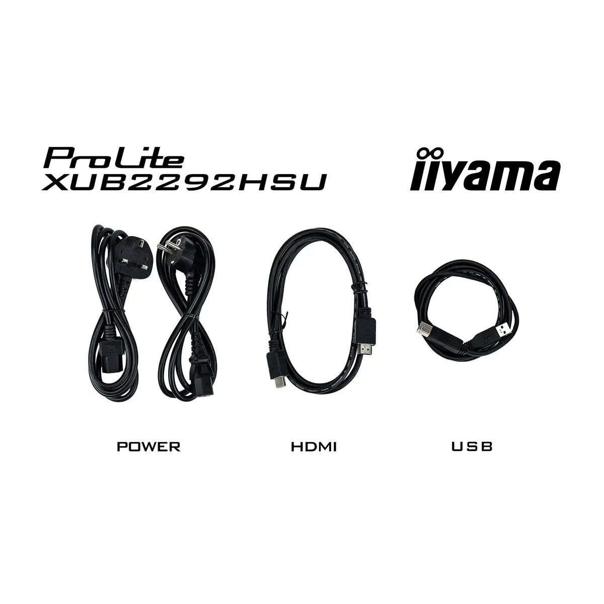 ProLite XUB2292HSU-B6 54,6cm 21,5" 1920x1080 FHD 100Hz LED 250 cd/m² 1000:1 0,4 ms HDMI DisplayPort Lautsprecher mattschwarz Pivot