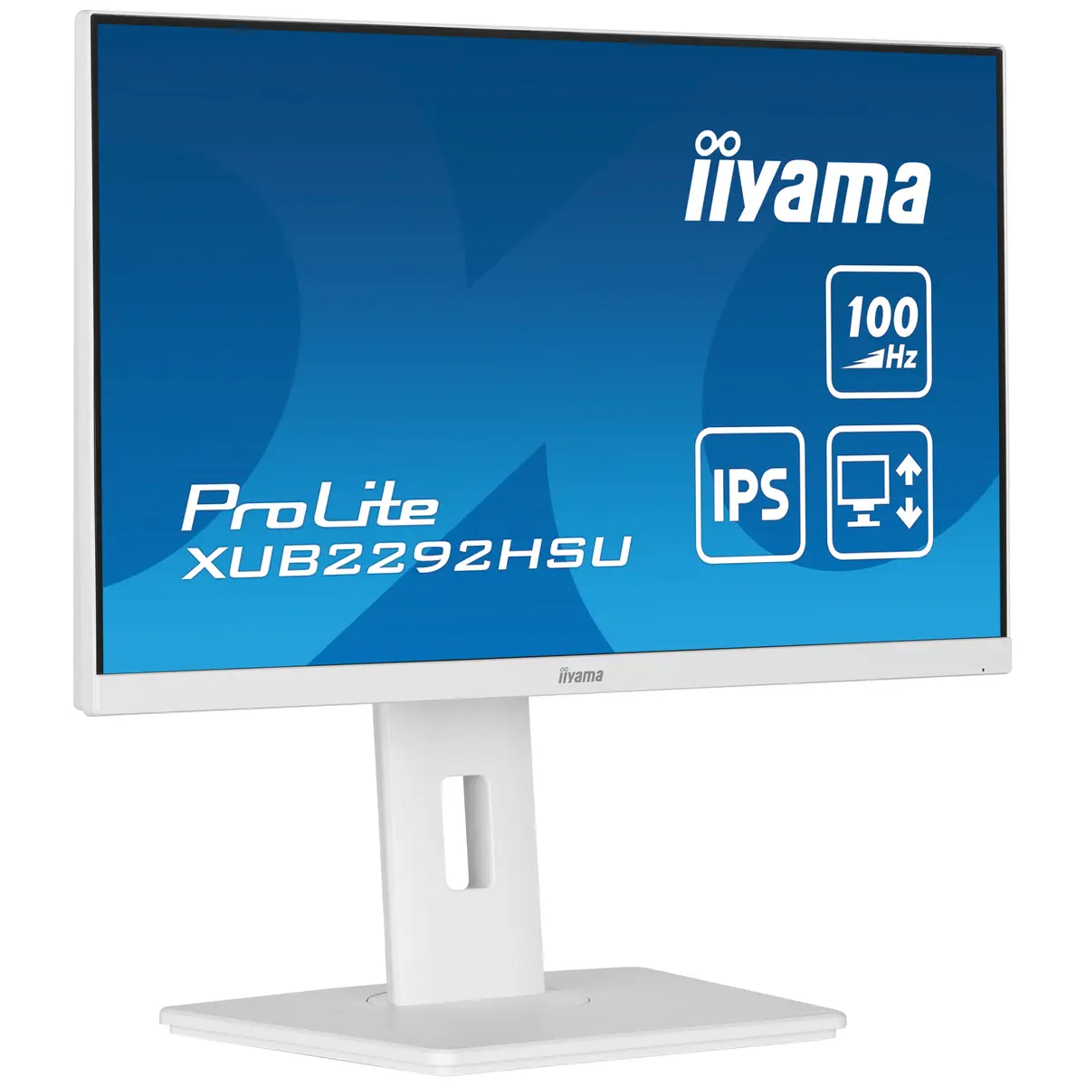 ProLite XUB2292HSU-W6 LED-Monitor 54,6cm 21,5" 1920x1080 FHD 100 Hz IPS 250 cd/m² 1000:1 0,4 ms HDMI DisplayPort Lautsprecher weiß Matte Pivot