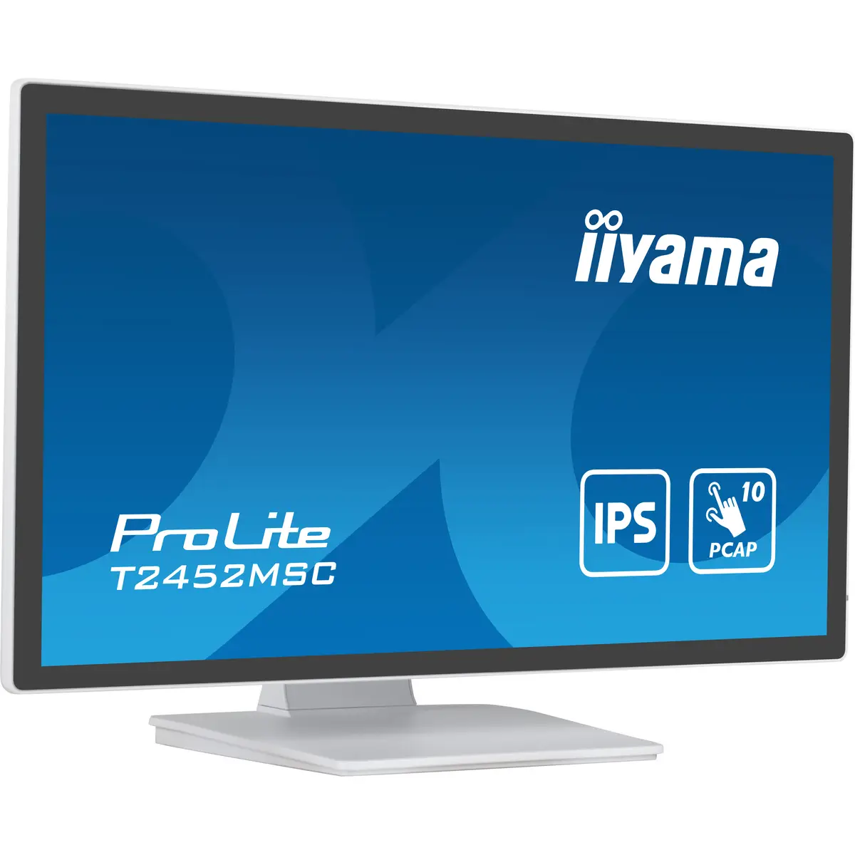 ProLite T2452MSC-W1 LED-Monitor 60,5 cm 23,8" Touchscreen 1920x1080 FHD IPS 400 cd/m² 1000:1 14 ms HDMI DisplayPort Lautsprecher weiß
