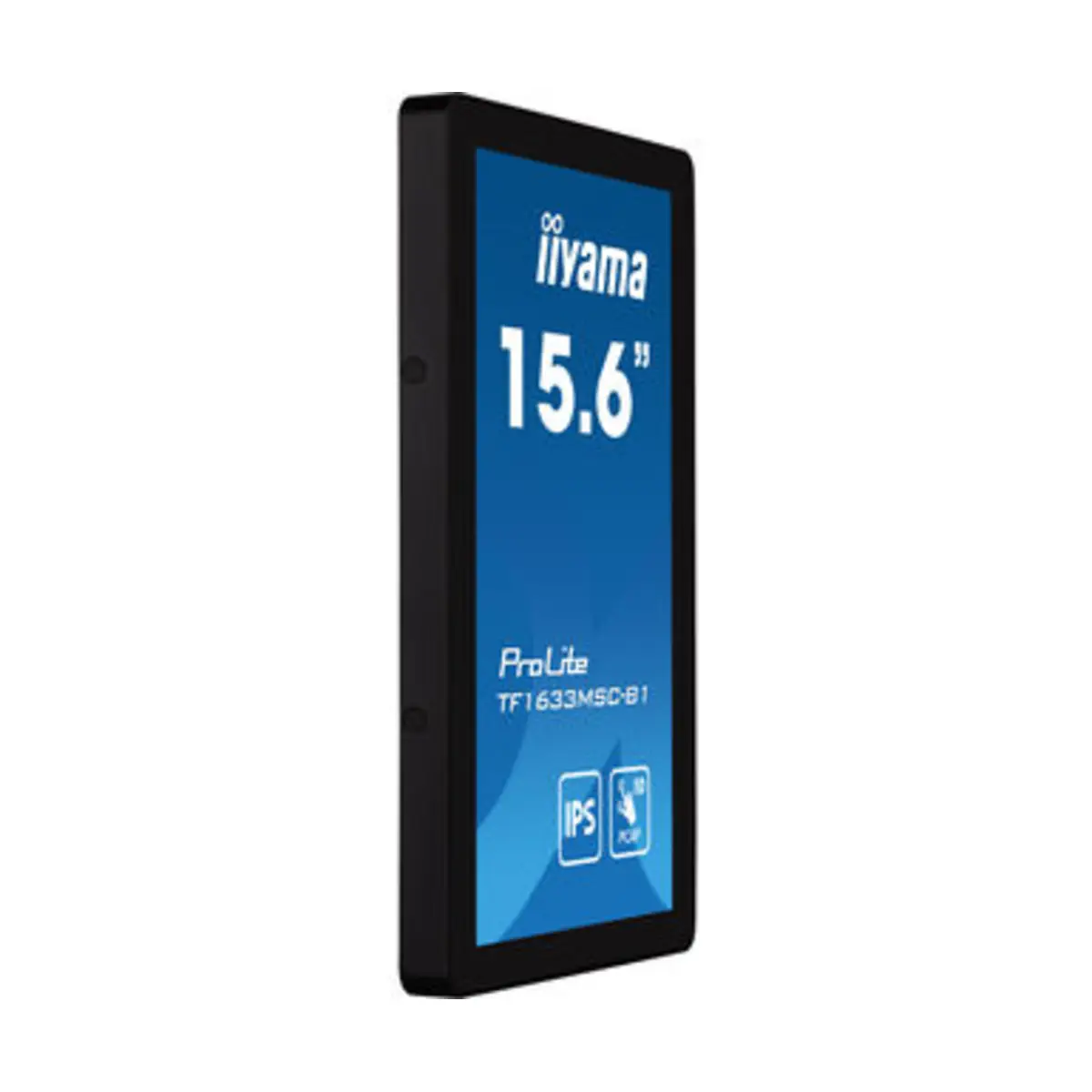 ProLite TF1633MSC-B1 LED-Monitor 39,5cm 15,6" offener Rahmen Touchscreen 1920x1080 FHD 60 Hz IPS 450 cd/m² 1000:1 5 ms HDMI DisplayPort Lautsprecher Schwarz matte Oberfläche