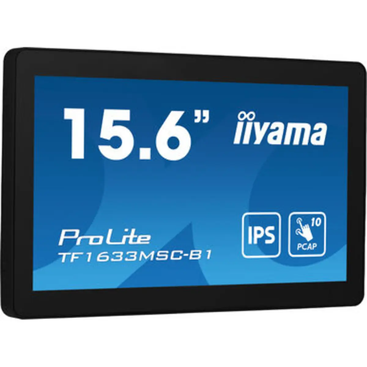 ProLite TF1633MSC-B1 LED-Monitor 39,5cm 15,6" offener Rahmen Touchscreen 1920x1080 FHD 60 Hz IPS 450 cd/m² 1000:1 5 ms HDMI DisplayPort Lautsprecher Schwarz matte Oberfläche