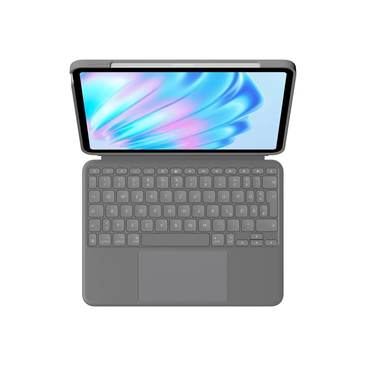 Combo Touch für iPad Air 11" (M2) Layout Deutsch Oxford Grey