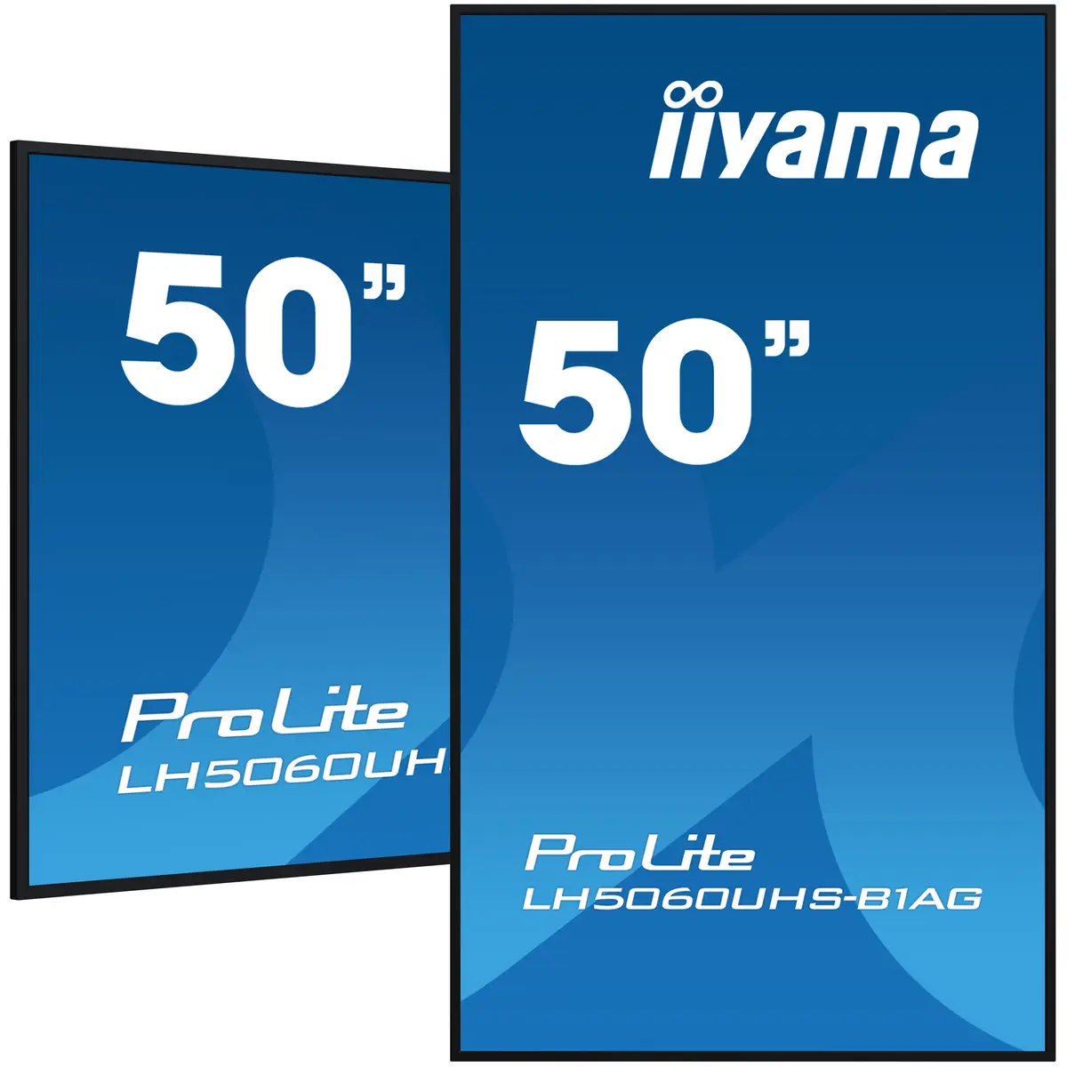 ProLite LH5060UHS-B1AG 125,7 cm 49,5" LCD-Display mit LED-Hintergrundbeleuchtung Digital Signage mit mit SoC Mediaplayer Android 4K UHD (2160p) 3840x2160 16:9 1200:1 500 cd/m² 8 ms Edge-Beleuchtung Schwa