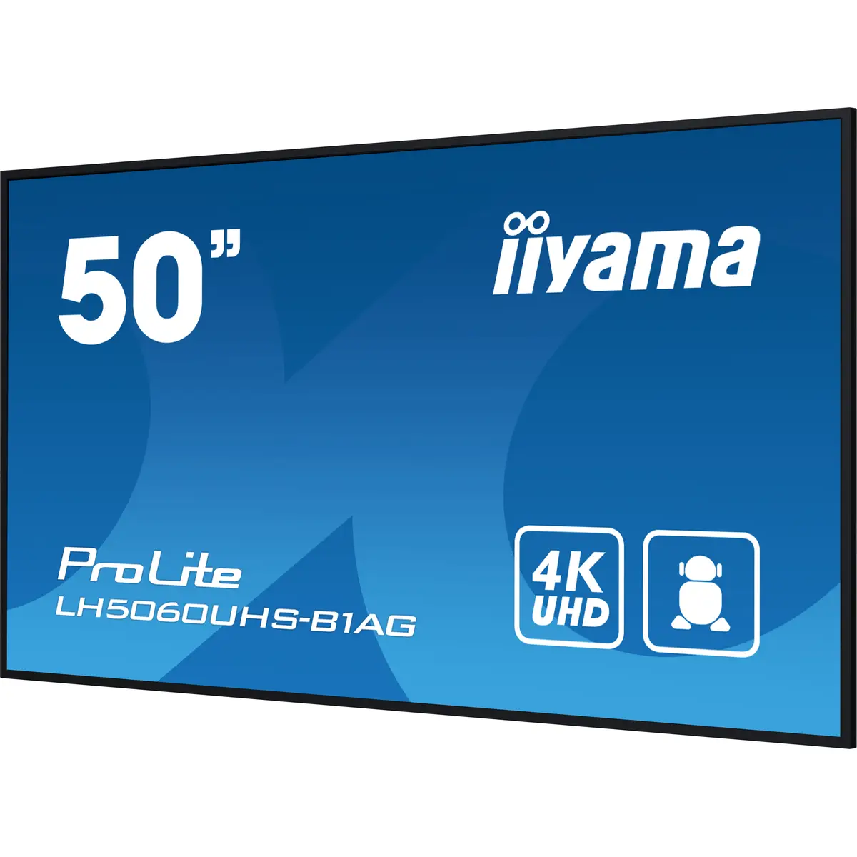ProLite LH5060UHS-B1AG 125,7 cm 49,5" LCD-Display mit LED-Hintergrundbeleuchtung Digital Signage mit mit SoC Mediaplayer Android 4K UHD (2160p) 3840x2160 16:9 1200:1 500 cd/m² 8 ms Edge-Beleuchtung Schwa