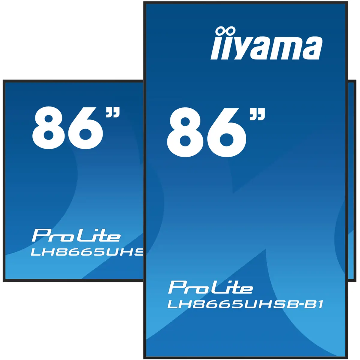 ProLite LH8665UHSB-B1 218 cm 86" LCD-Display mit LED-Hintergrundbeleuchtung Digital Signage Android 4K UHD (2160p) 3840x2160  16:9 1200:1 800 cd/m²  8 ms Schwarz