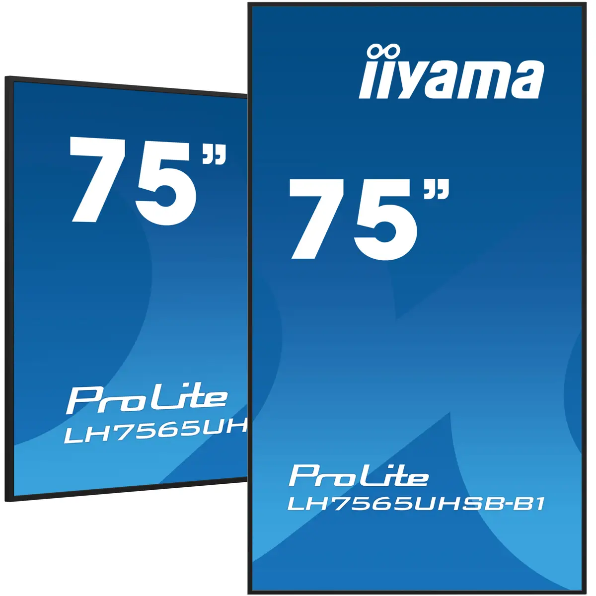 LH7565UHSB-B1 Signage-Display Kiosk-Design 189,2 cm 74.5" LED WLAN 4K Ultra HD 3840x2160 IPS 16:9 800 cd/m² 1200:1 HDMI x2 DisplayPort RS-232c RJ45 Mini jack HDCP USBx2 Schwarz Eingebauter Prozessor Andr