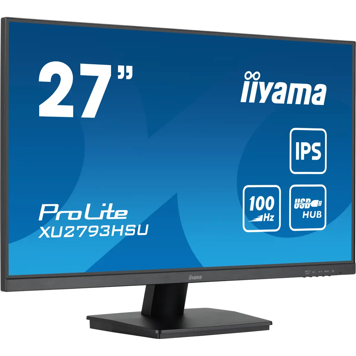 ProLite XU2793HSU-B6 LED-Monitor 68,6 cm 27" 1920x1080 FHD 100 Hz IPS 250 cd/m² 1000:1 1 ms HDMI DisplayPort Lautsprecher mattschwarz