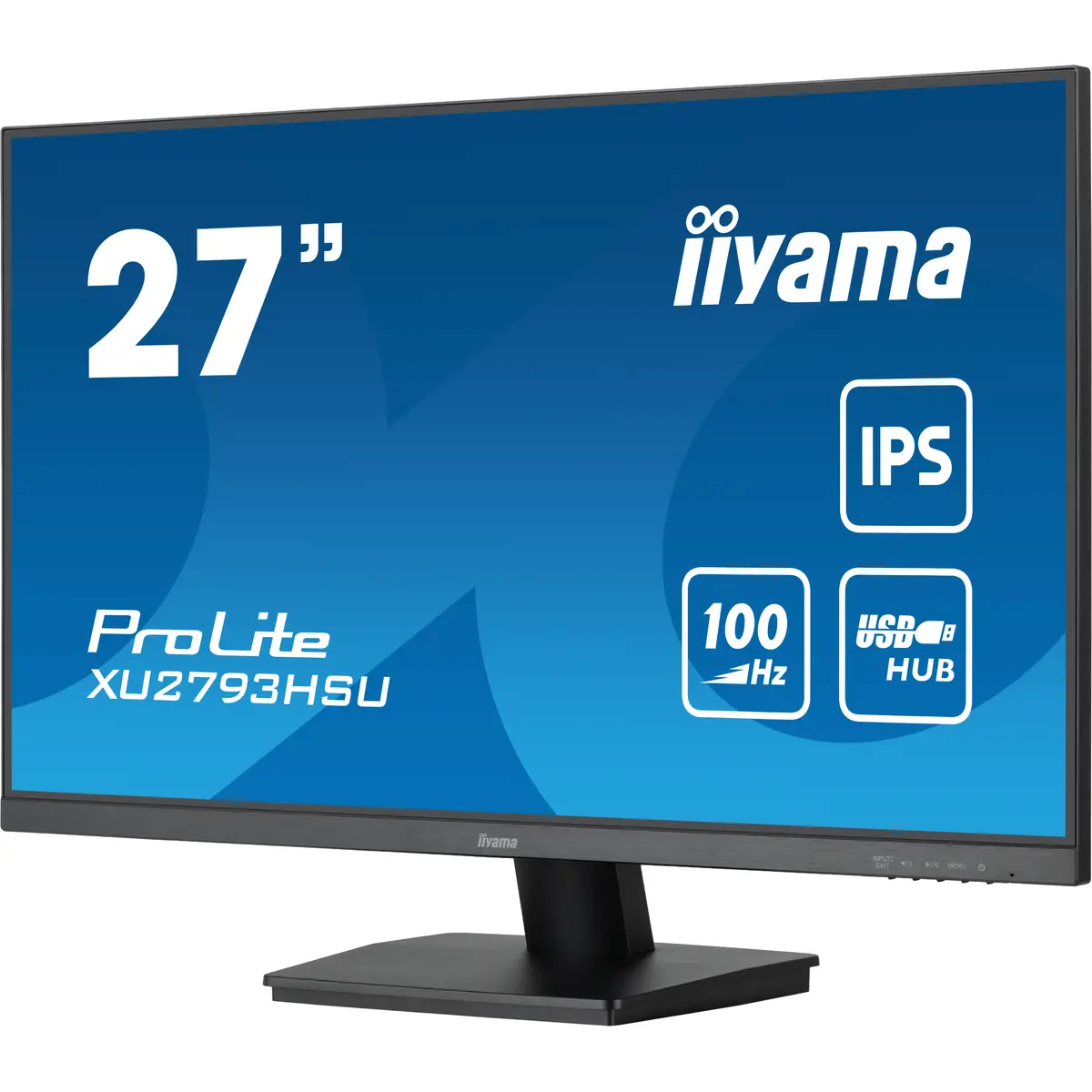 ProLite XU2793HSU-B6 LED-Monitor 68,6 cm 27" 1920x1080 FHD 100 Hz IPS 250 cd/m² 1000:1 1 ms HDMI DisplayPort Lautsprecher mattschwarz