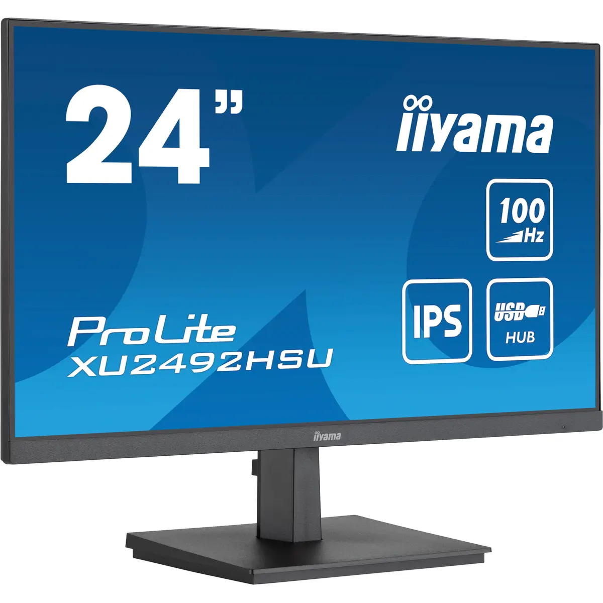 ProLite XU2492HSU-B6 LED-Monitor 60,5 cm 23,8" 1920x1080 FHD 100 Hz IPS 250 cd/m² 1300:1 0.4 ms HDMI DisplayPort Lautsprecher mattschwarz