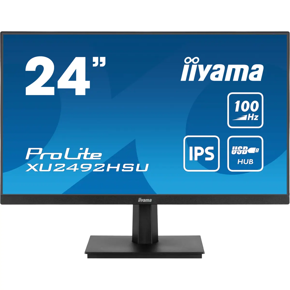 ProLite XU2492HSU-B6 LED-Monitor 60,5 cm 23,8" 1920x1080 FHD 100 Hz IPS 250 cd/m² 1300:1 0.4 ms HDMI DisplayPort Lautsprecher mattschwarz