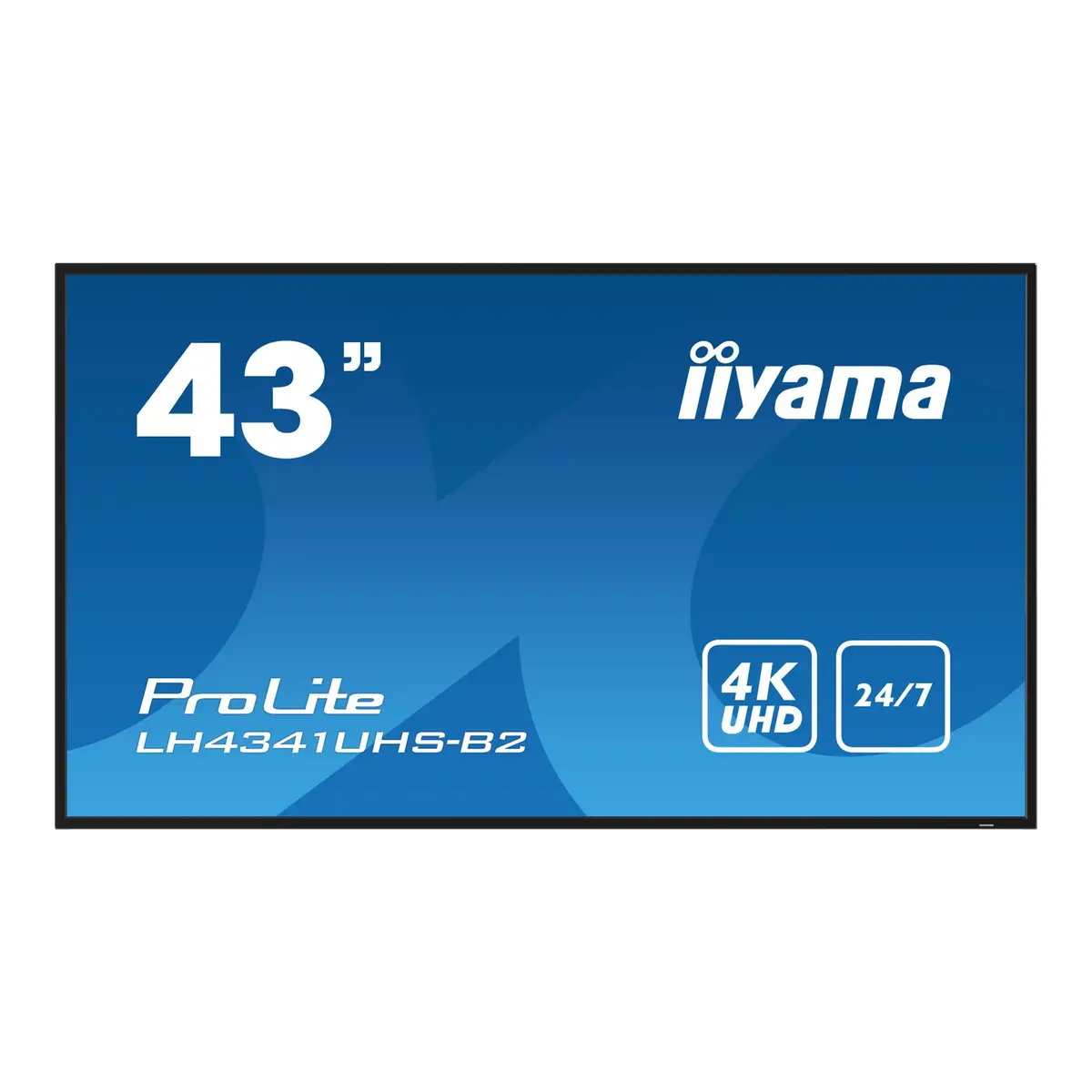 ProLite LH4341UHS-B2 108 cm 42,5" LCD-Display mit LED-Hintergrundbeleuchtung Digital Signage 4K UHD (2160p) 3840x2160 16:9 1200:1 500 cd/m² 8 ms Schwarz glänzend