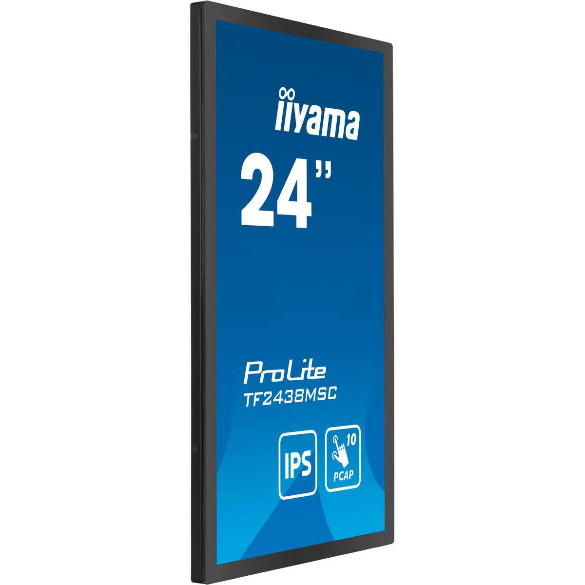 ProLite TF2438MSC-B1 LED-Monitor 60,5cm 23,8" offener Rahmen Touchscreen 1920x1080 FHD IPS 600 cd/m² 1000:1 5 ms HDMI DisplayPort Lautsprecher Schwarz Matte