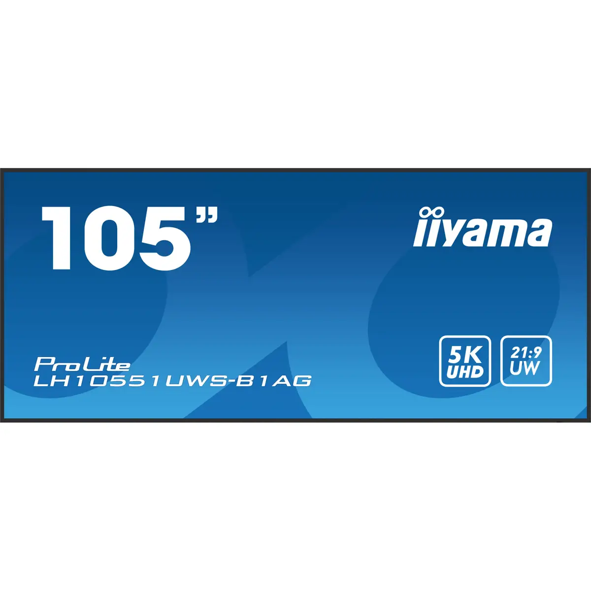ProLite LH10551UWS-B1AG 265,9 cm 104,7"LCD-Display mit LED-Hintergrundbeleuchtung Digital Signage 5K UHD (2160p) 5120x2160 21:9 1200:1 500 cd/m² 8 ms Schwarz