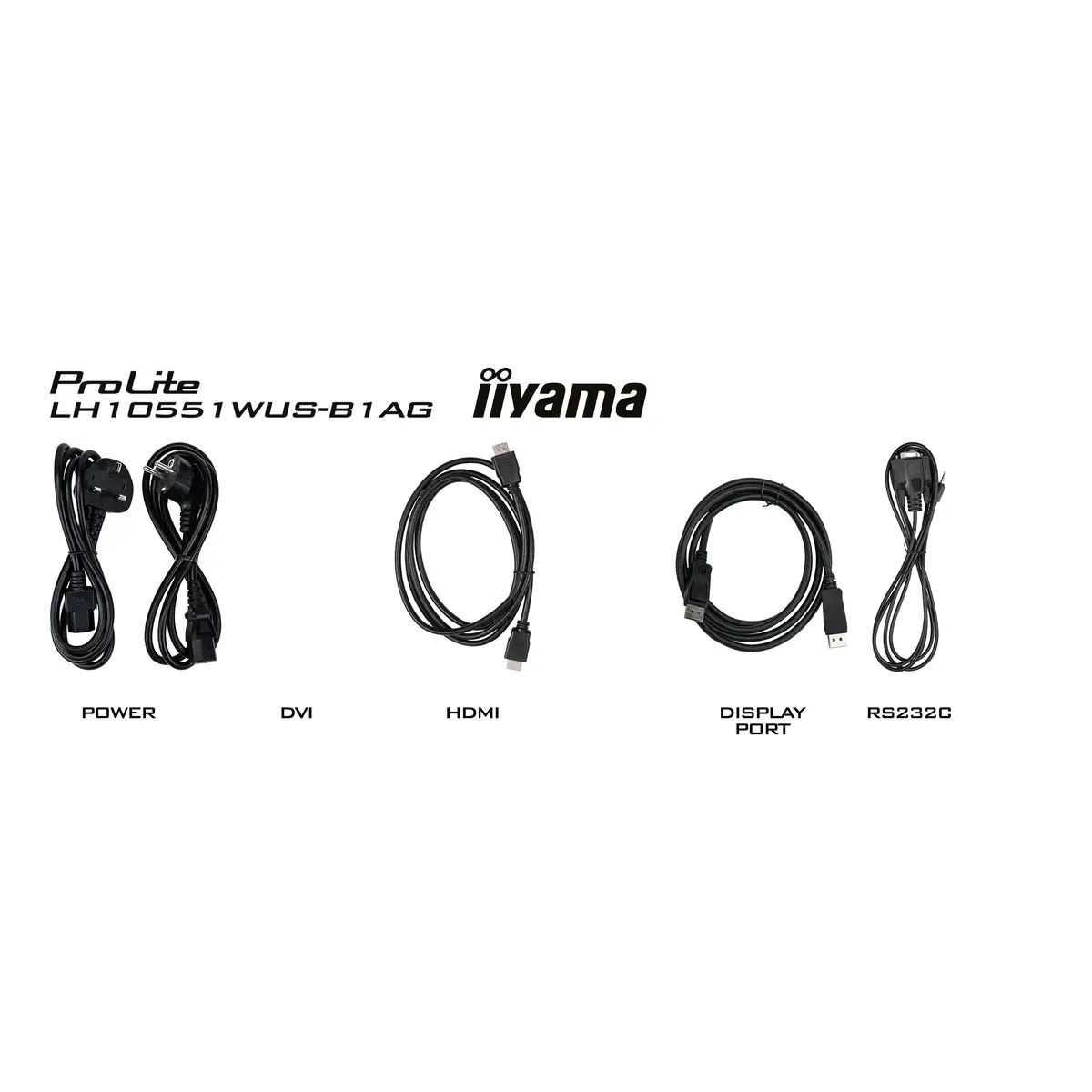 ProLite LH10551UWS-B1AG 265,9 cm 104,7"LCD-Display mit LED-Hintergrundbeleuchtung Digital Signage 5K UHD (2160p) 5120x2160 21:9 1200:1 500 cd/m² 8 ms Schwarz