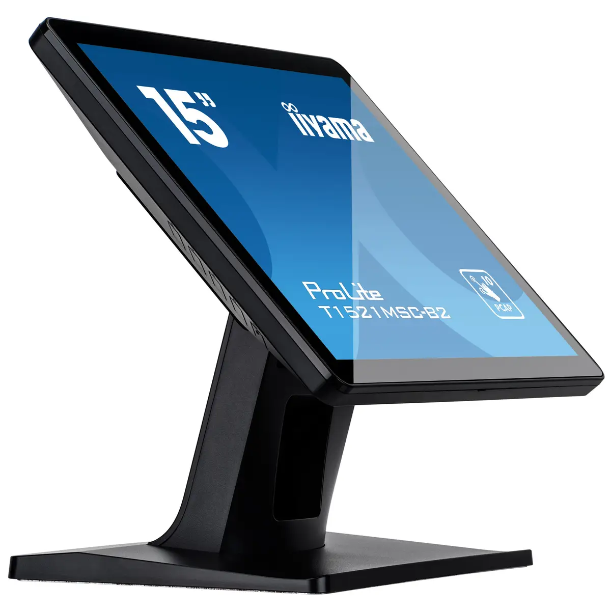 ProLite T1521MSC-B2 LED-Monitor 38 cm 15" Touchscreen 1024x768 TN 370 cd/m² 800:1 8 ms HDMI VGA Lautsprecher mattschwarz