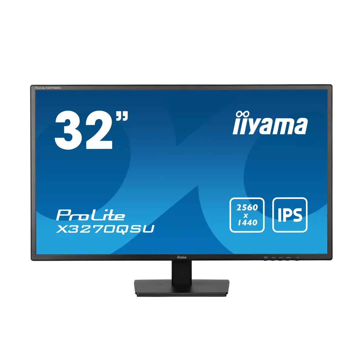 ProLite X3270QSU-B1 LED-Monitor 80 cm 31,5" 2560x1440 WQHD 100 Hz IPS 250 cd/m² 1200:1 3 ms 2xHDMI DisplayPort Lautsprecher mattschwarz