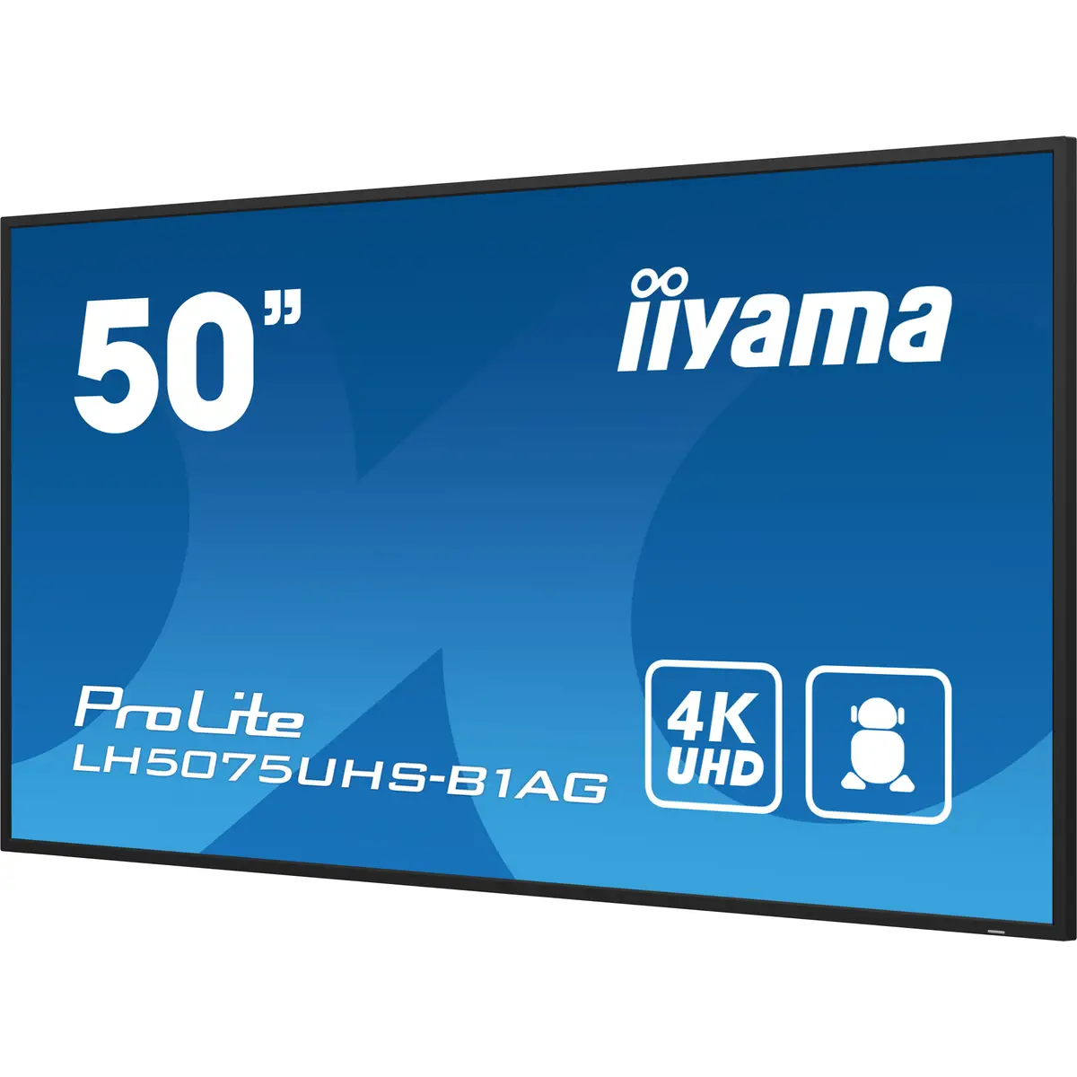ProLite LH5075UHS-B1AG 125,7 cm 49,5" LCD-Display mit LED-Hintergrundbeleuchtung Digital Signage mit integrierter Media Player SDM Slot PC Android 4K UHD (2160p) 3840x2160 16:9 5000:1 500 cd/m² 9.5 ms ma