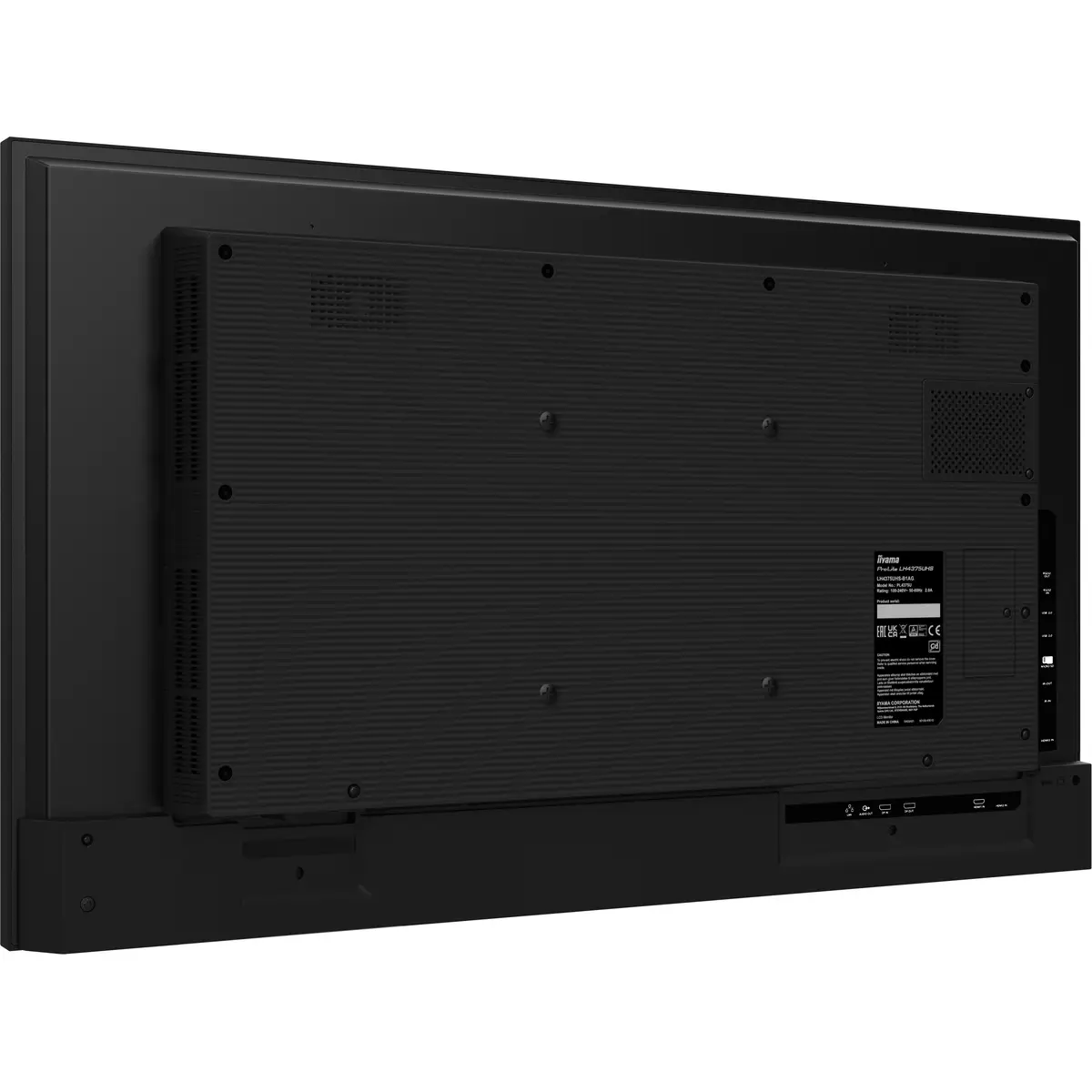 ProLite LH5075UHS-B1AG 125,7 cm 49,5" LCD-Display mit LED-Hintergrundbeleuchtung Digital Signage mit integrierter Media Player SDM Slot PC Android 4K UHD (2160p) 3840x2160 16:9 5000:1 500 cd/m² 9.5 ms ma