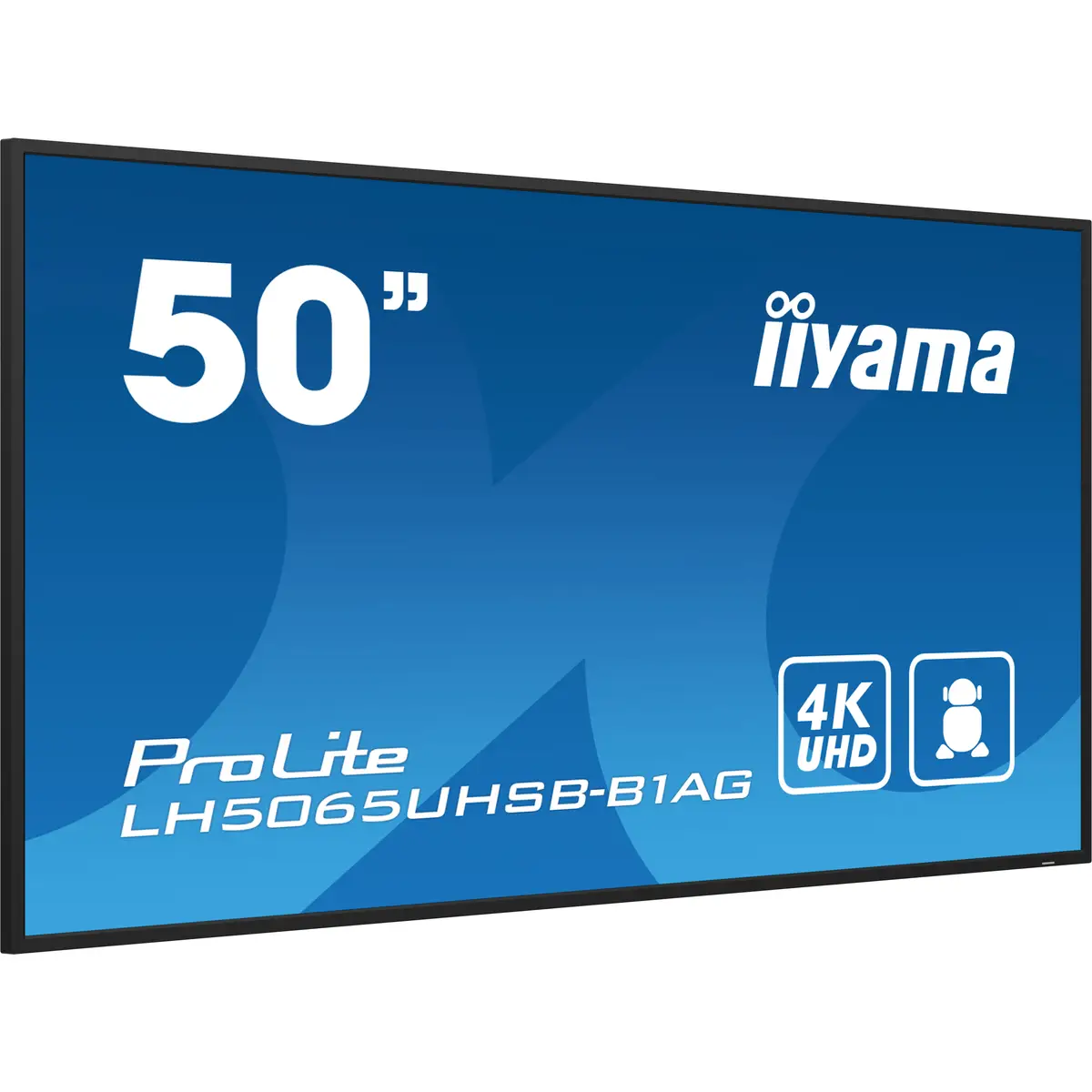 LH5065UHSB-B1AG Signage-Display Digital Signage Flachbildschirm 125,7 cm 49,5" LCD WLAN 4K Ultra HD 3840x2160 60Hz 16:9 800 cd/m² 5000:1 HDMI x2 DisplayPort RS-232c RJ45 Mini jack HDCP USBx2 65W Schwarz