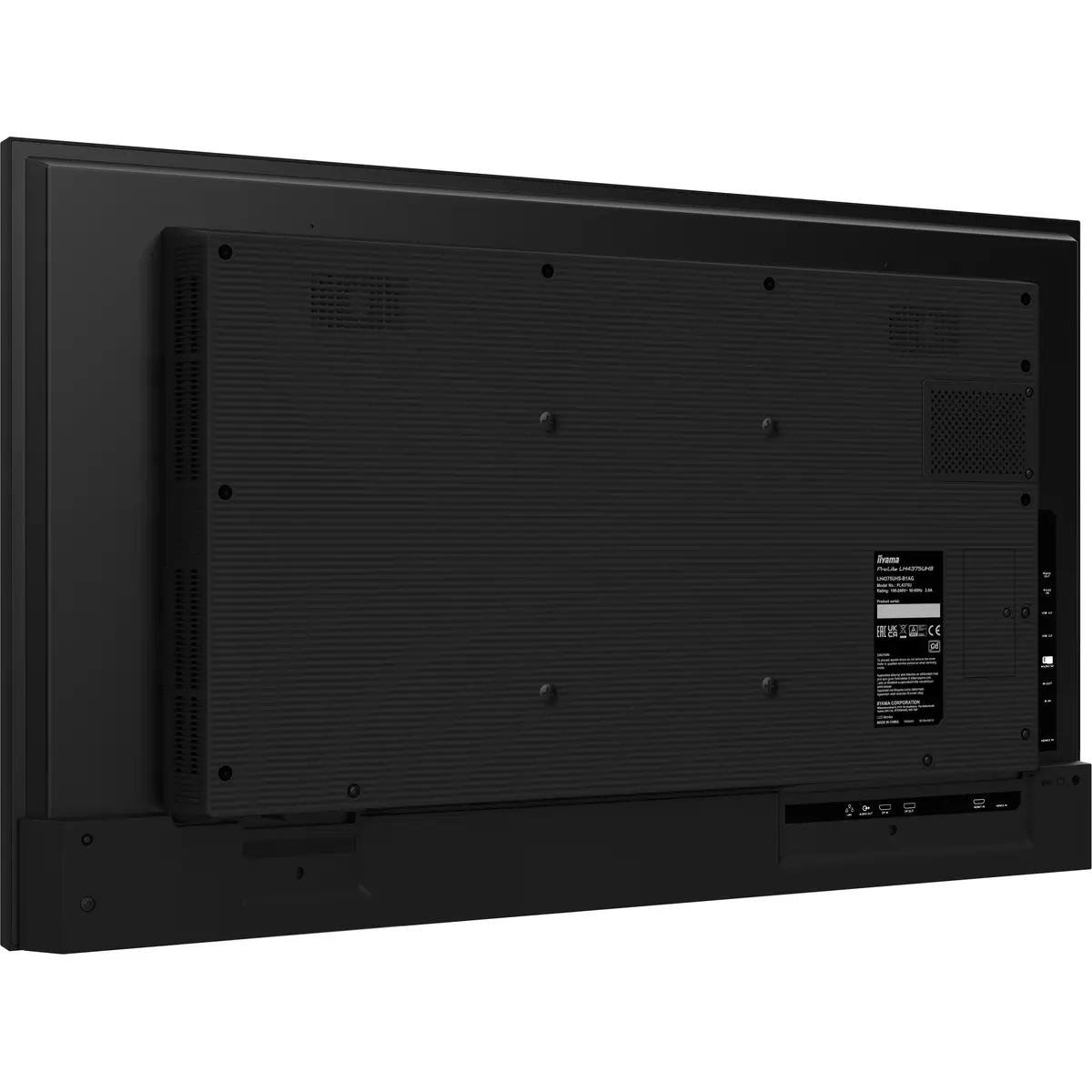 ProLite LH4365UHSB-B1 108 cm 42.5" LCD-Display mit LED-Hintergrundbeleuchtung Digital Signage Android 4K UHD (2160p) 3840x2160 16:9 1200:1 800 cd/m² 8 ms Schwarz