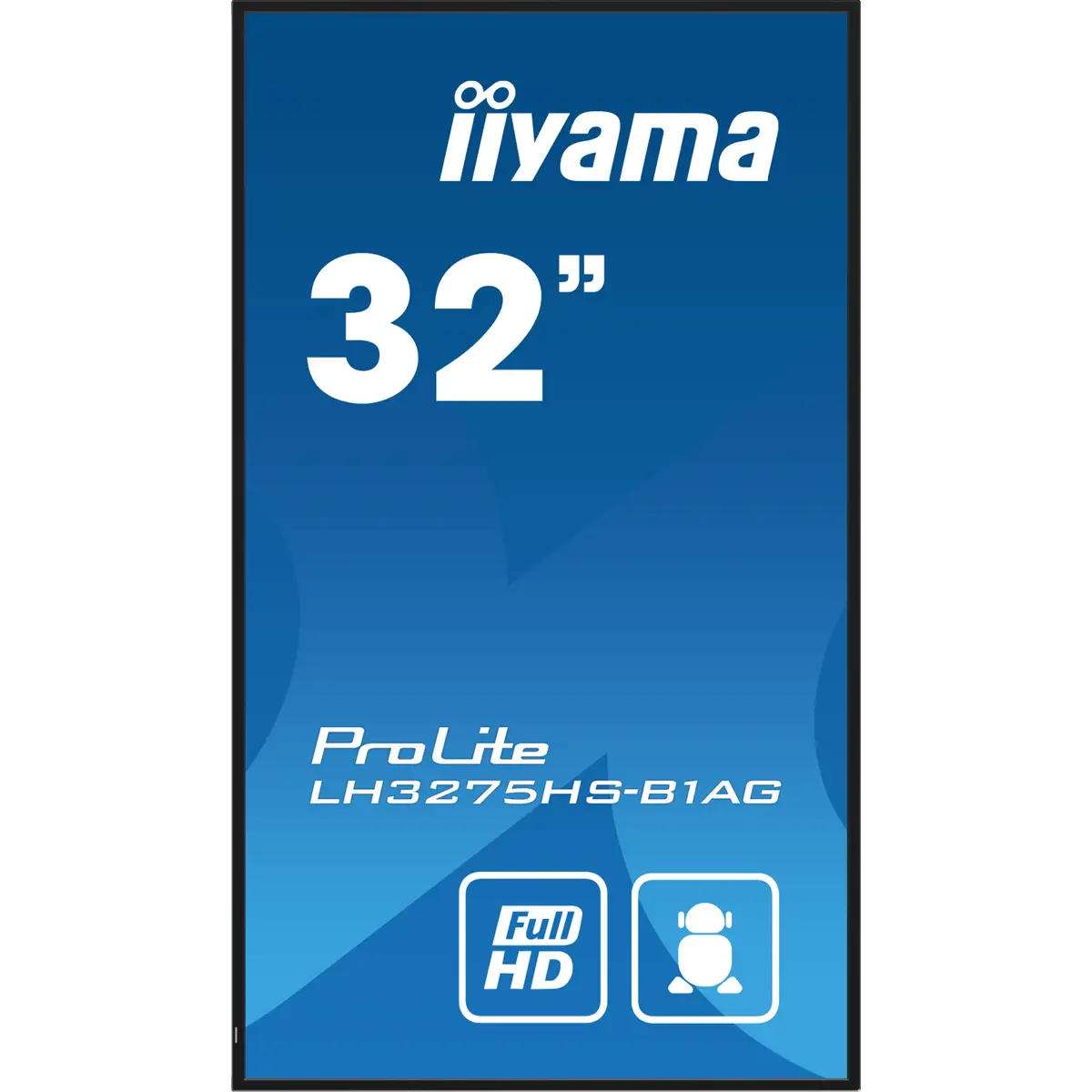 ProLite LH3275HS-B1AG 80 cm 31.5" LCD-Display mit LED-Hintergrundbeleuchtung Digital Signage mit mit SoC Mediaplayer Android 1080p 1920x1080 16:9 1200:1 500 cd/m² 8 ms Schwarz Matte
