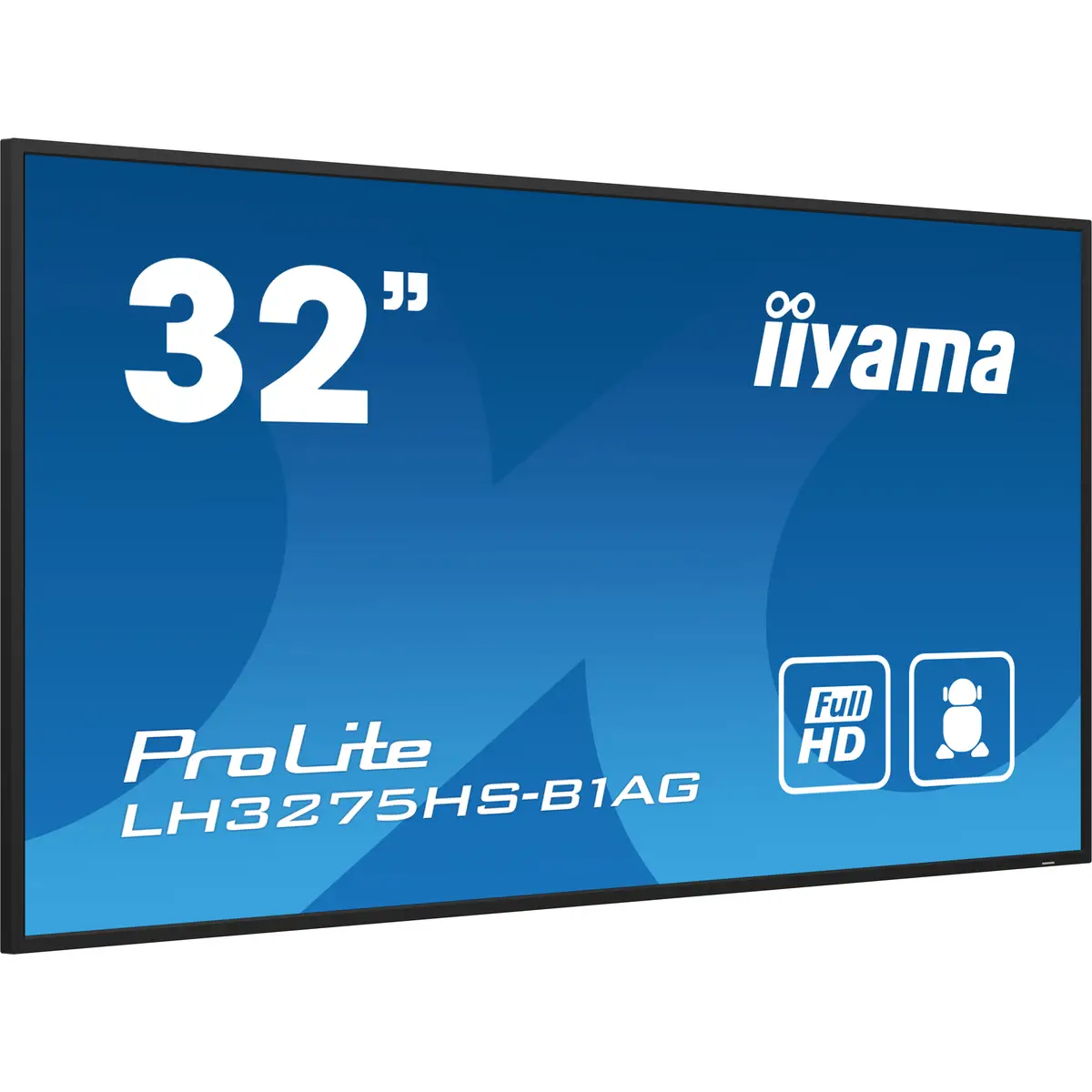 ProLite LH3275HS-B1AG 80 cm 31.5" LCD-Display mit LED-Hintergrundbeleuchtung Digital Signage mit mit SoC Mediaplayer Android 1080p 1920x1080 16:9 1200:1 500 cd/m² 8 ms Schwarz Matte