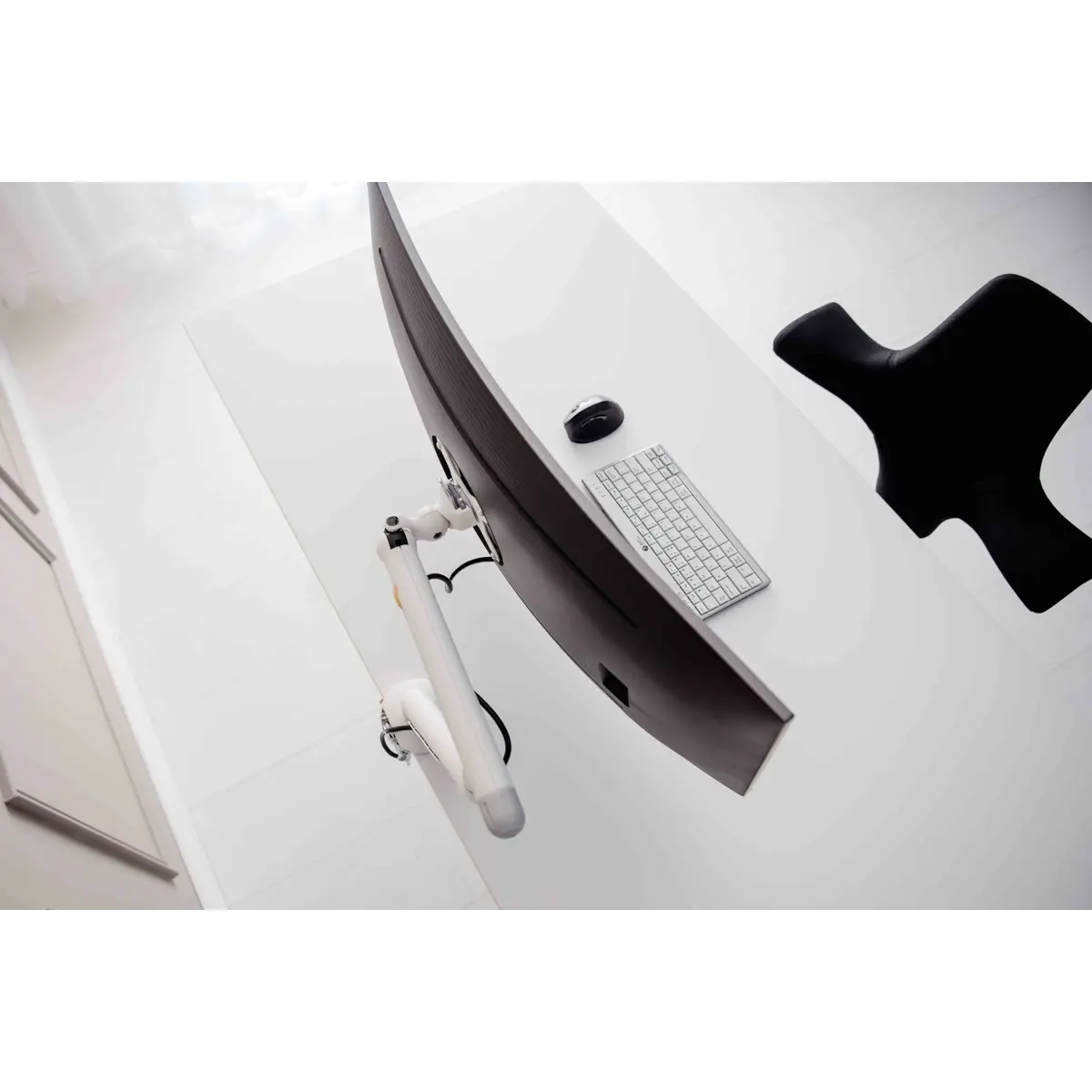 BE Flexible Single, Klemme, 10 kg, 43,2 cm (17"), 88,9 cm (35"), 100 x 100 mm, Weiß