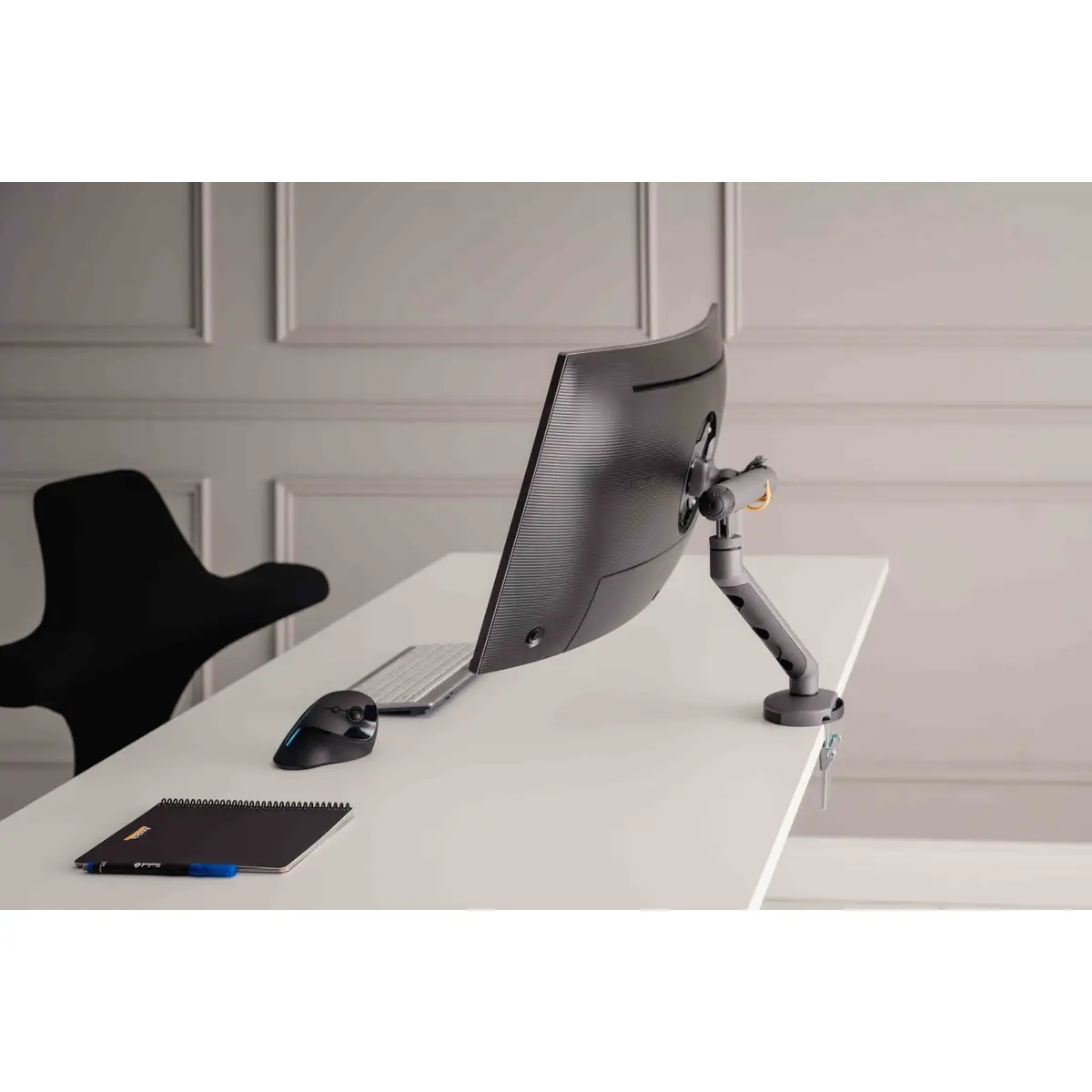 BE Flexible Single, Klemme, 10 kg, 43,2 cm (17"), 88,9 cm (35"), 100 x 100 mm, Grau