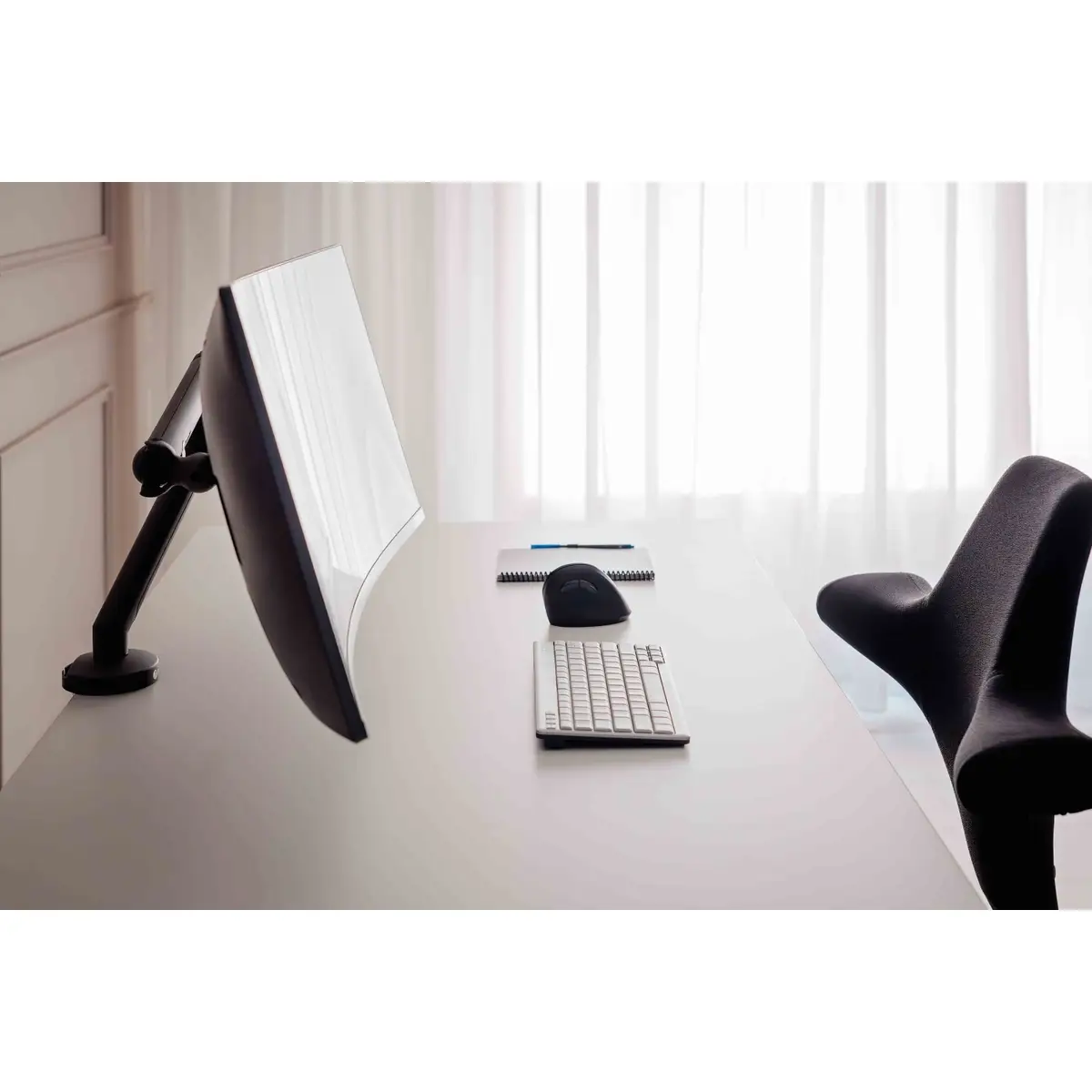 BE Flexible Single, Klemme, 10 kg, 43,2 cm (17"), 88,9 cm (35"), 100 x 100 mm, Schwarz