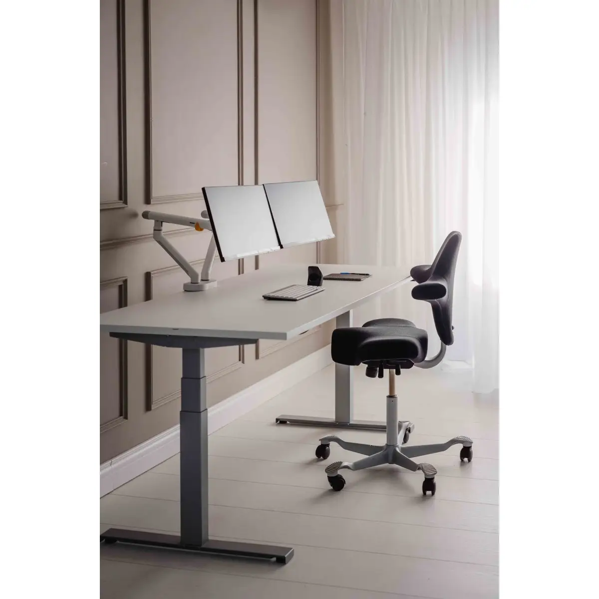 BE Flexible Dual, Klemme, 20 kg, 43,2 cm (17"), 88,9 cm (35"), 100 x 100 mm, Weiß
