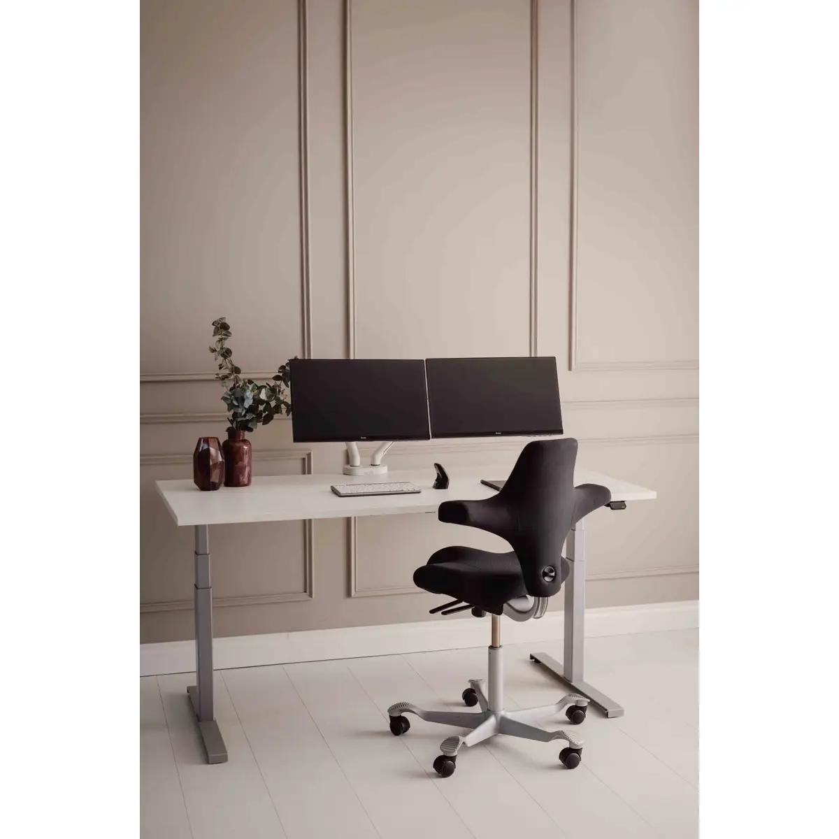 BE Flexible Dual, Klemme, 20 kg, 43,2 cm (17"), 88,9 cm (35"), 100 x 100 mm, Weiß