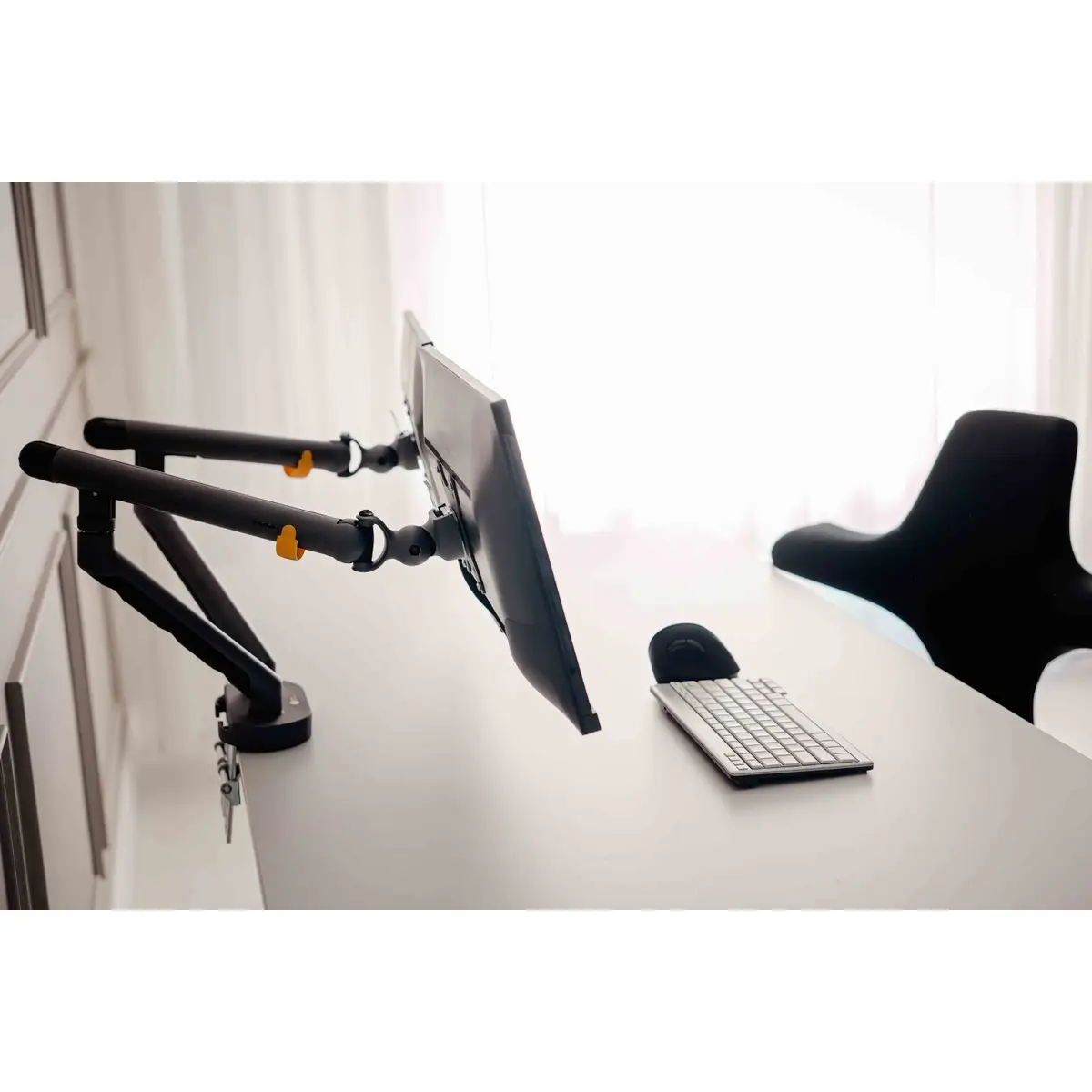 BE Flexible Dual, Klemme, 20 kg, 43,2 cm (17"), 88,9 cm (35"), 100 x 100 mm, Grau