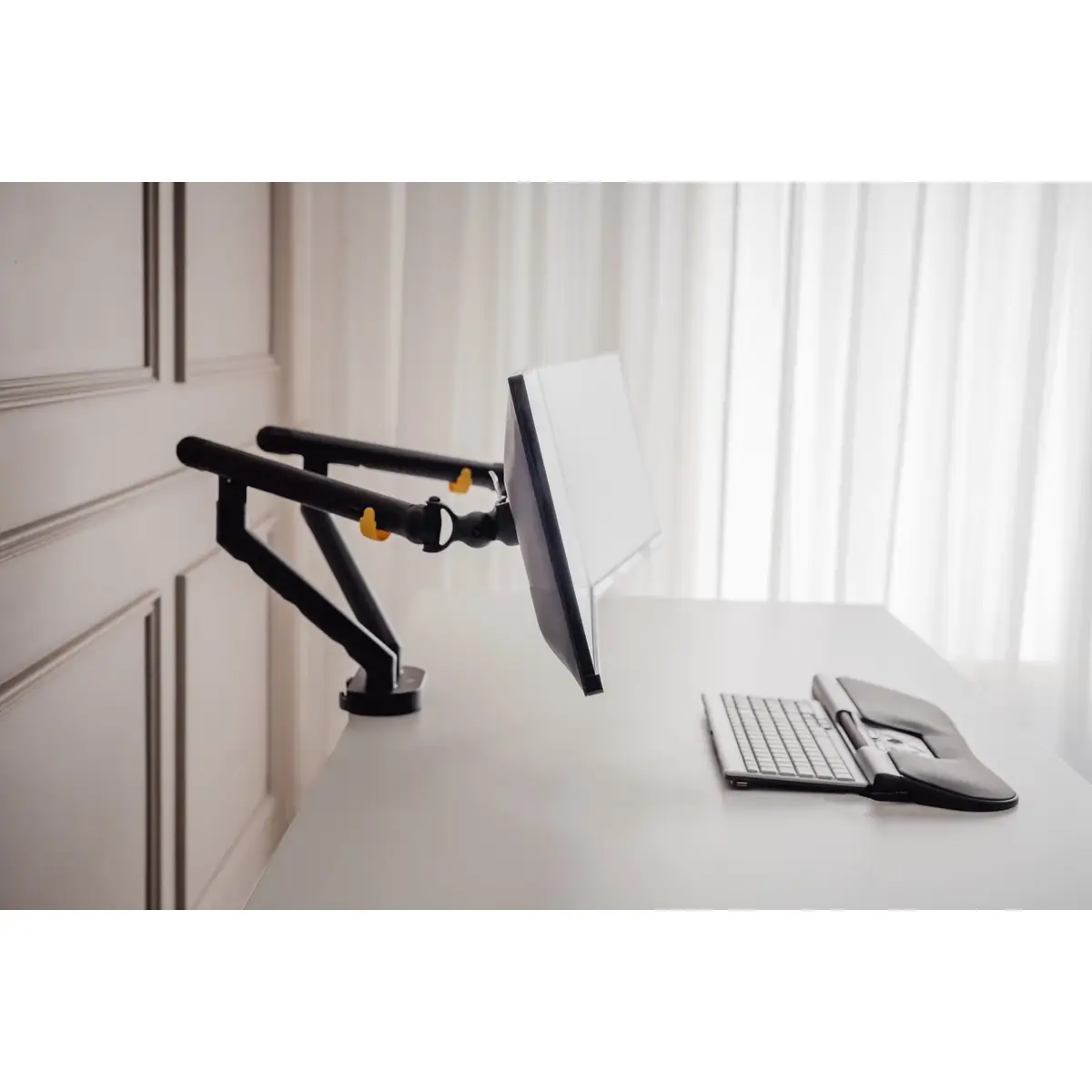 BE Flexible Dual, Klemme, 20 kg, 43,2 cm (17"), 88,9 cm (35"), 100 x 100 mm, Schwarz