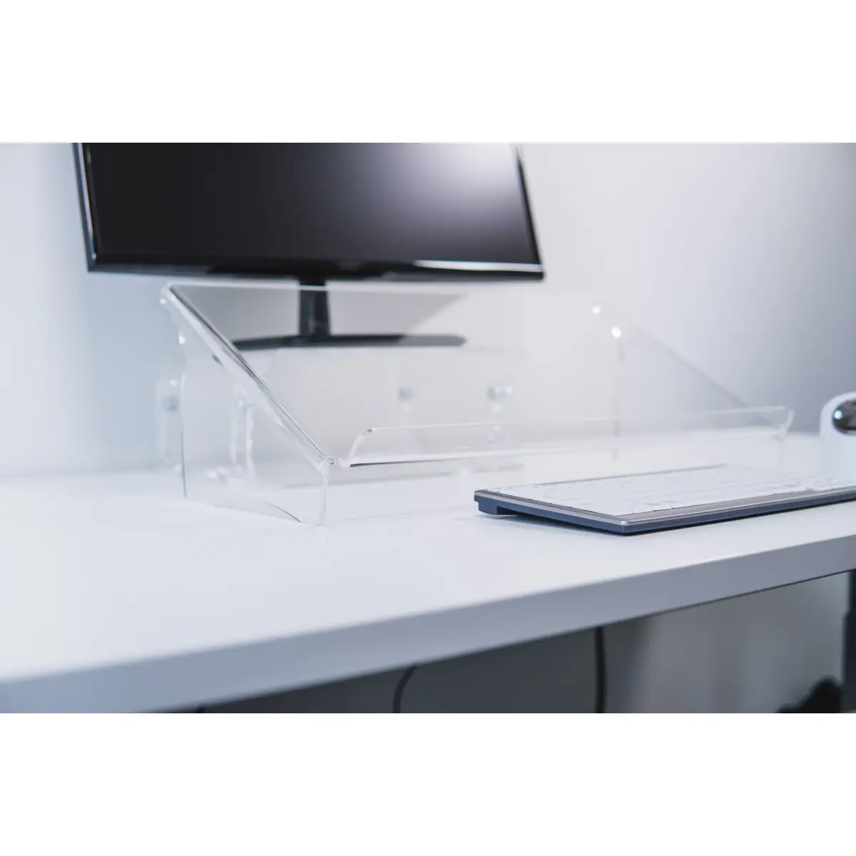 Q-doc 500 Document Holder, Acryl, Kunststoff, 10 kg, Transparent, 1 Stück(e), 500 mm, 280 mm