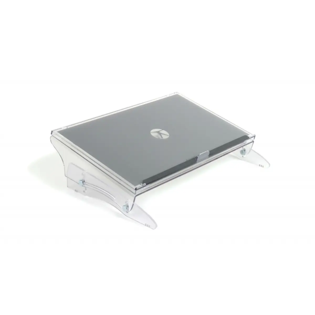 FlexDesk 640 Document Holder/Writing Slope, Kunststoff, Gummi, Stahl, 110 - 180 mm, Hellgrau, Transparent, 515 mm, 380 mm, 110 mm