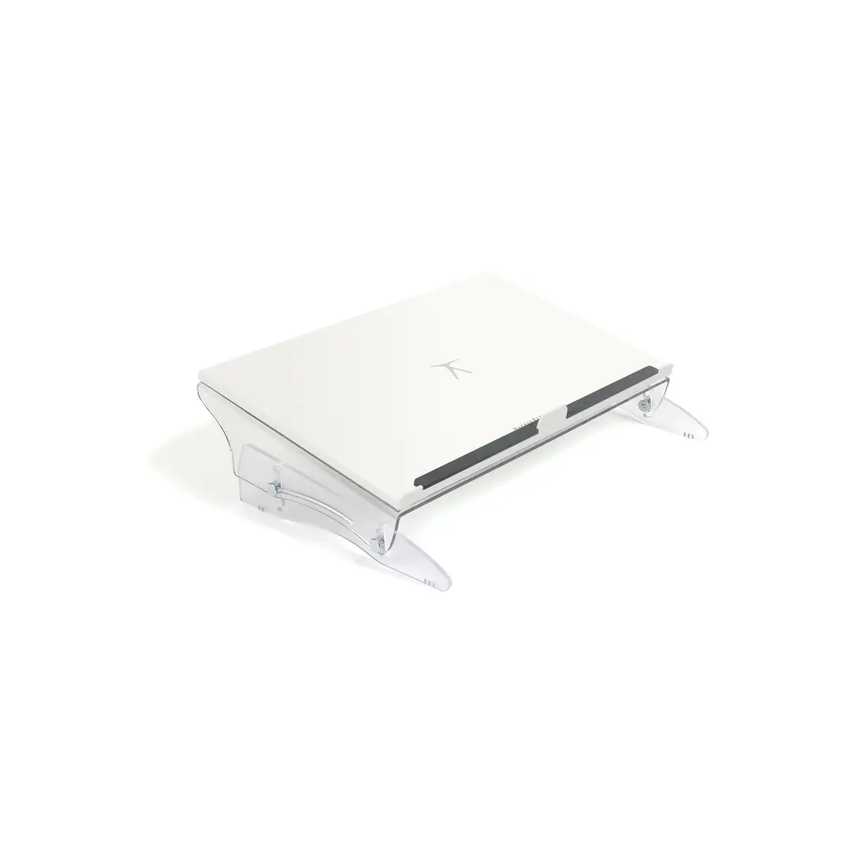FlexDesk 630 Document Holder/Writing Slope, Acryl, Kunststoff, Gummi, Stahl, 110 - 180 mm, Transparent, Weiß, 1 Stück(e), 515 mm, 380 mm