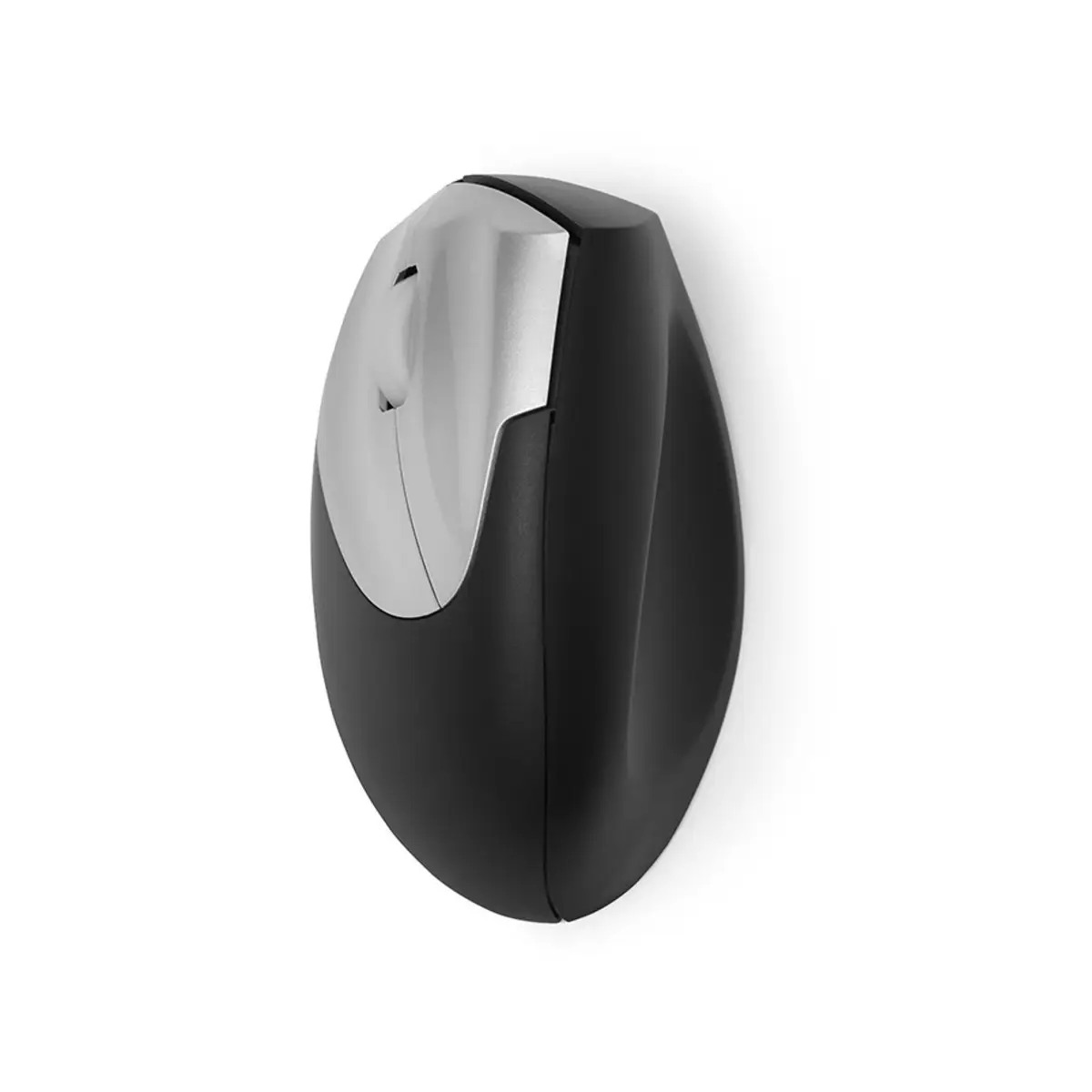 Handshake Mouse Wireless VS4, rechts, Vertikale Ausführung, Laser, RF Wireless, 2400 DPI, Schwarz, Silber