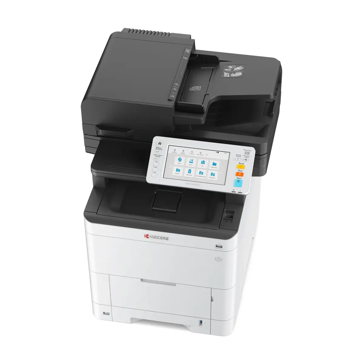 ECOSYS MA3500cifx Laser Farbdruck 1200 x 1200 DPI A4 Direktdruck Schwarz Weiß A4 35 ppm Cortex-A9 Dual core 1.2 GHz 1.5GB USB 2.0 LAN 449.1 W 38 kg 3 YR